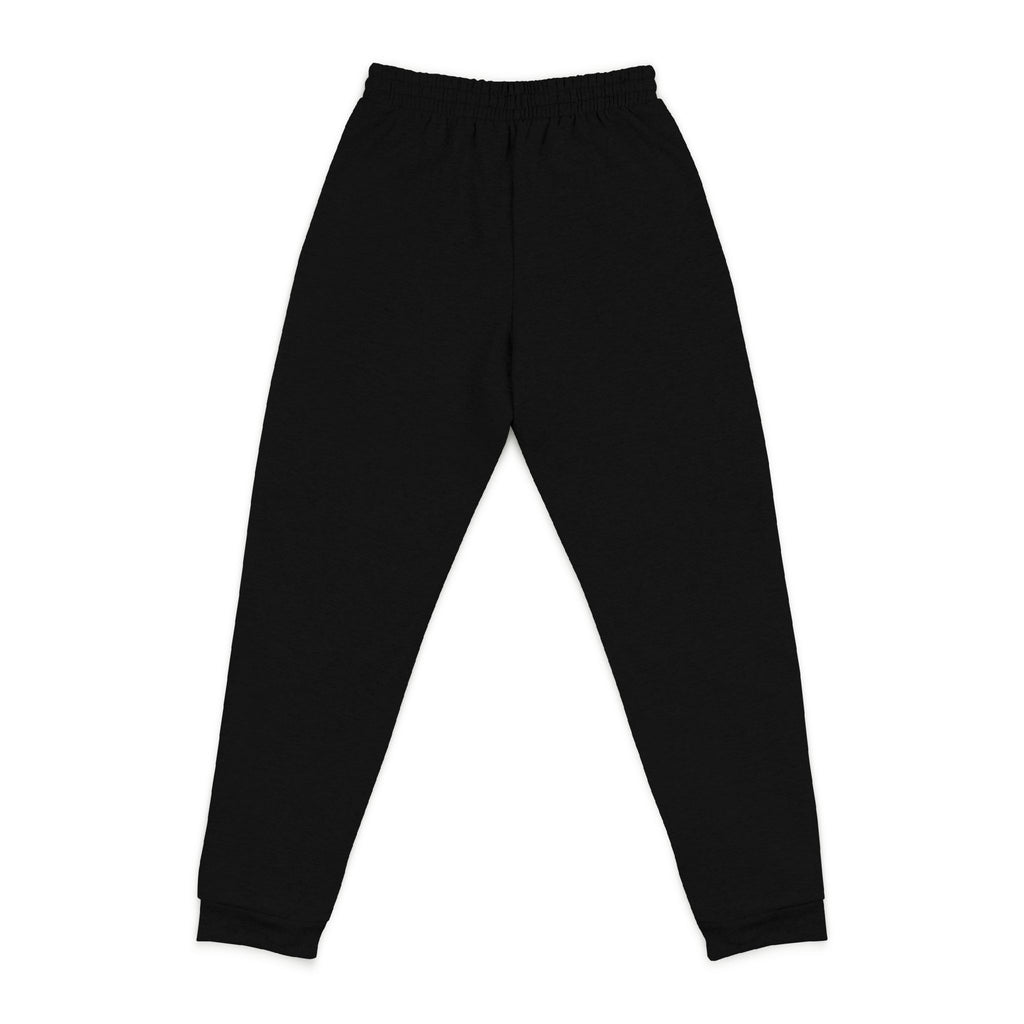 Adults Embroidered Minimal Joggers — Cozy Charcoal Gymnast Sweatpants