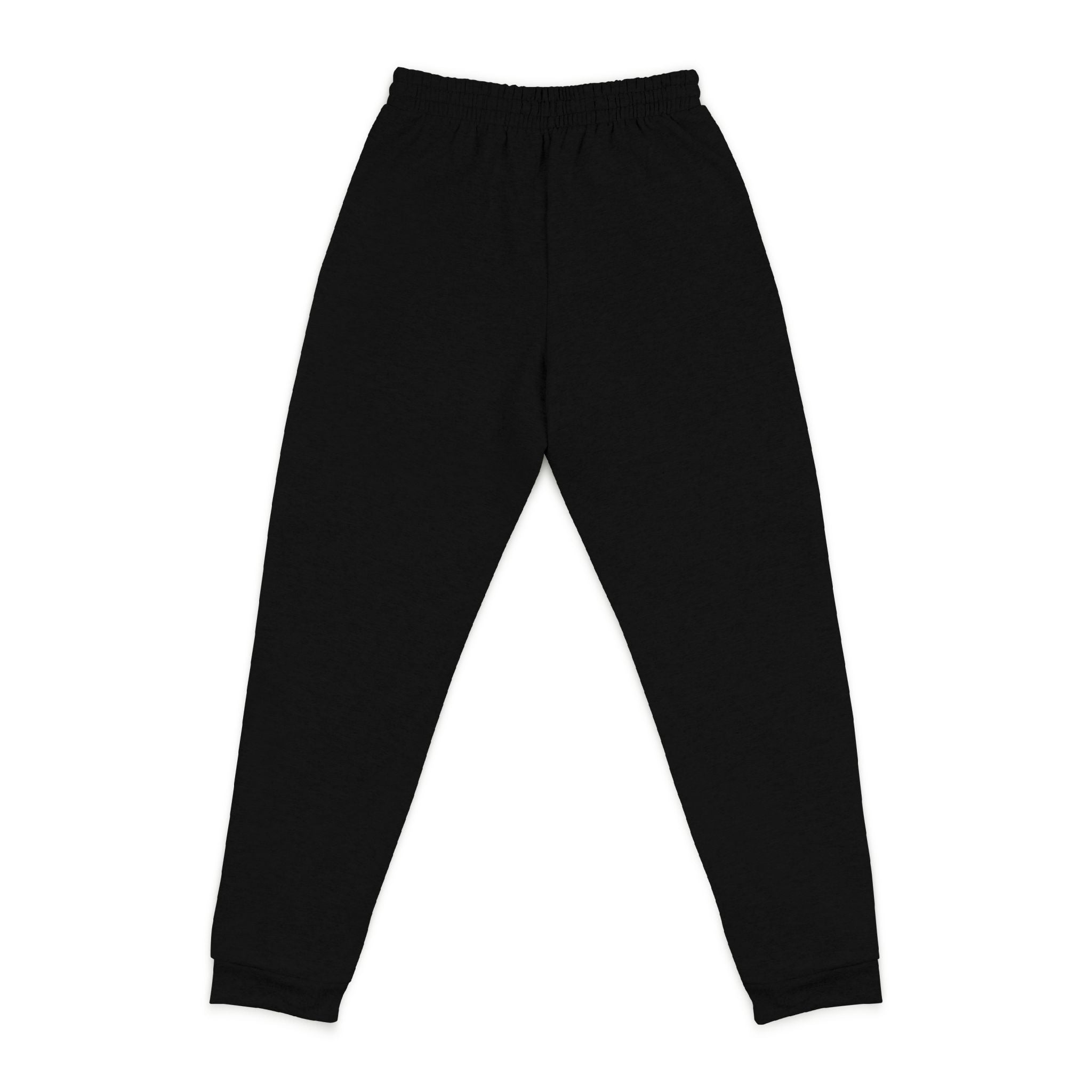 Adults Embroidered Minimal Joggers — Cozy Charcoal Gymnast Sweatpants