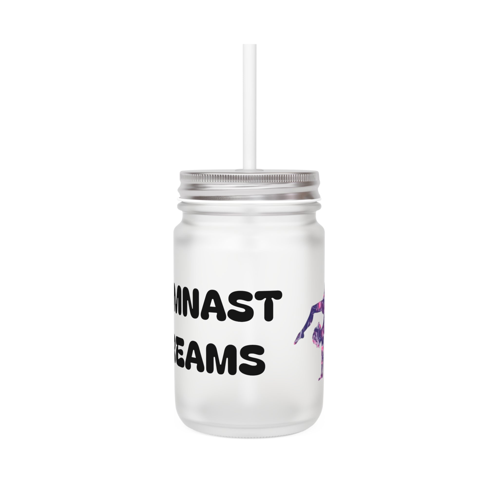 Gymnast Dreams Mason Jar - Reusable Drinkware