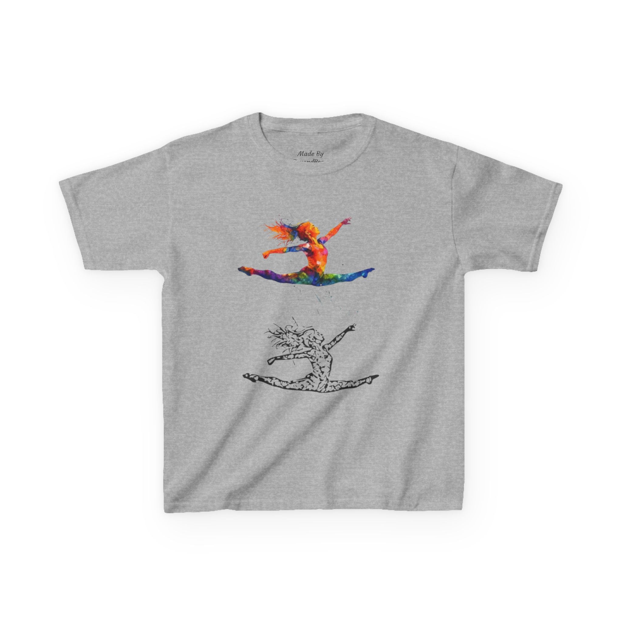 Colorful Splits Gymnastics Kids Tee (Kids)