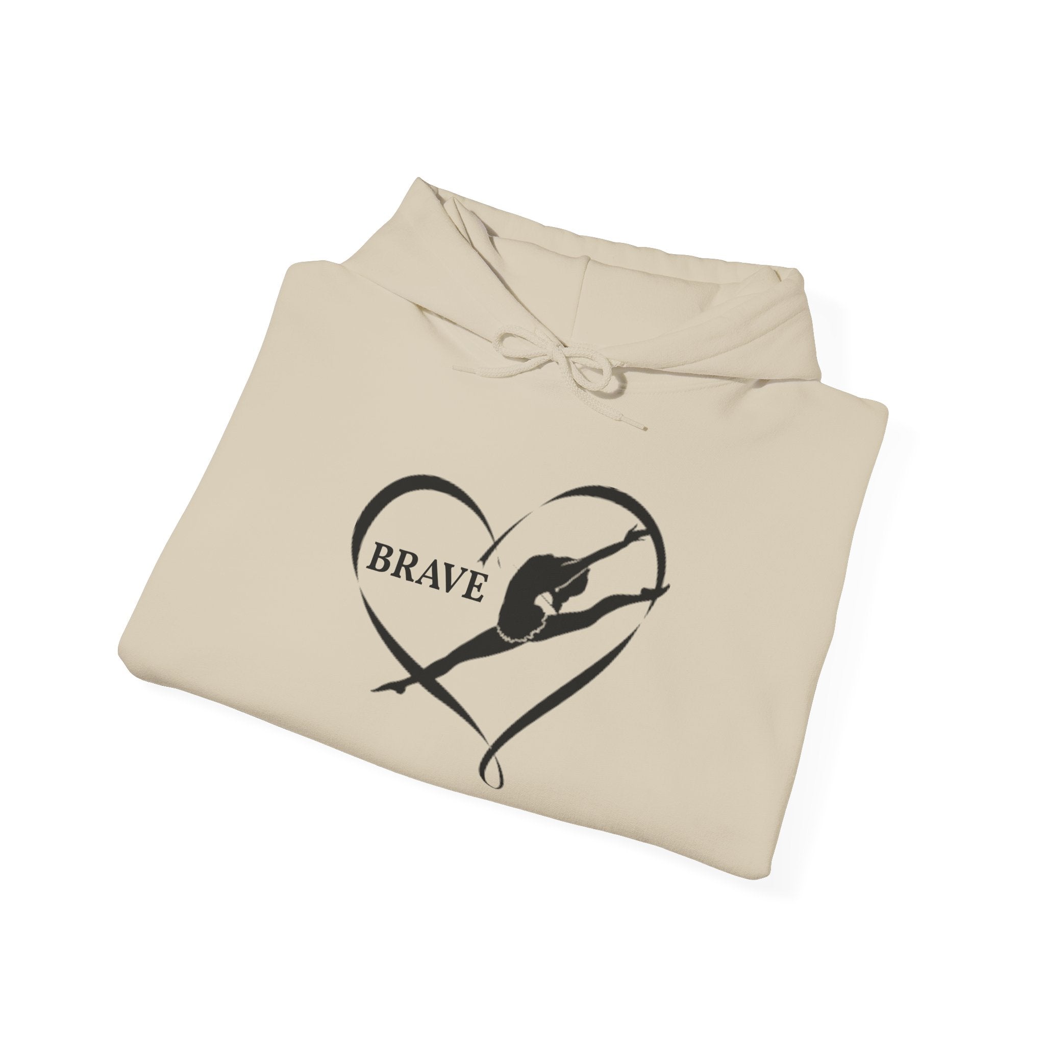 Gymnast Heart Hoodie – Rhythmic Gymnastics Sweatshirt (Adults)