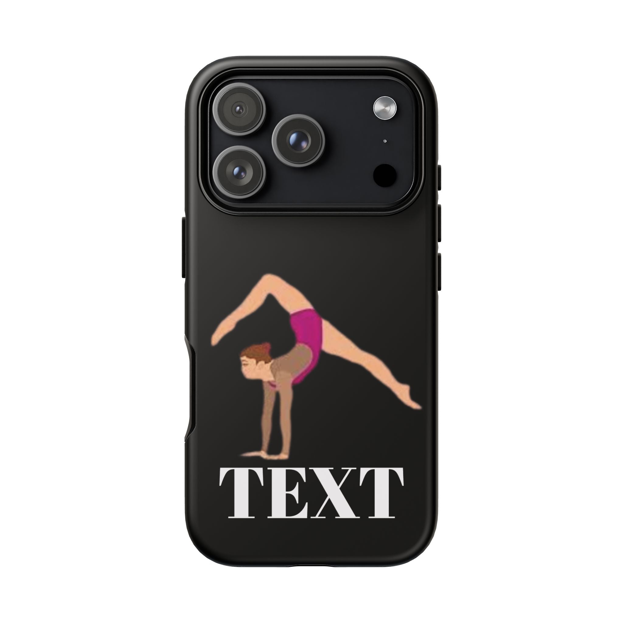 Gymnast Phone Case — Personalized TEXT Design