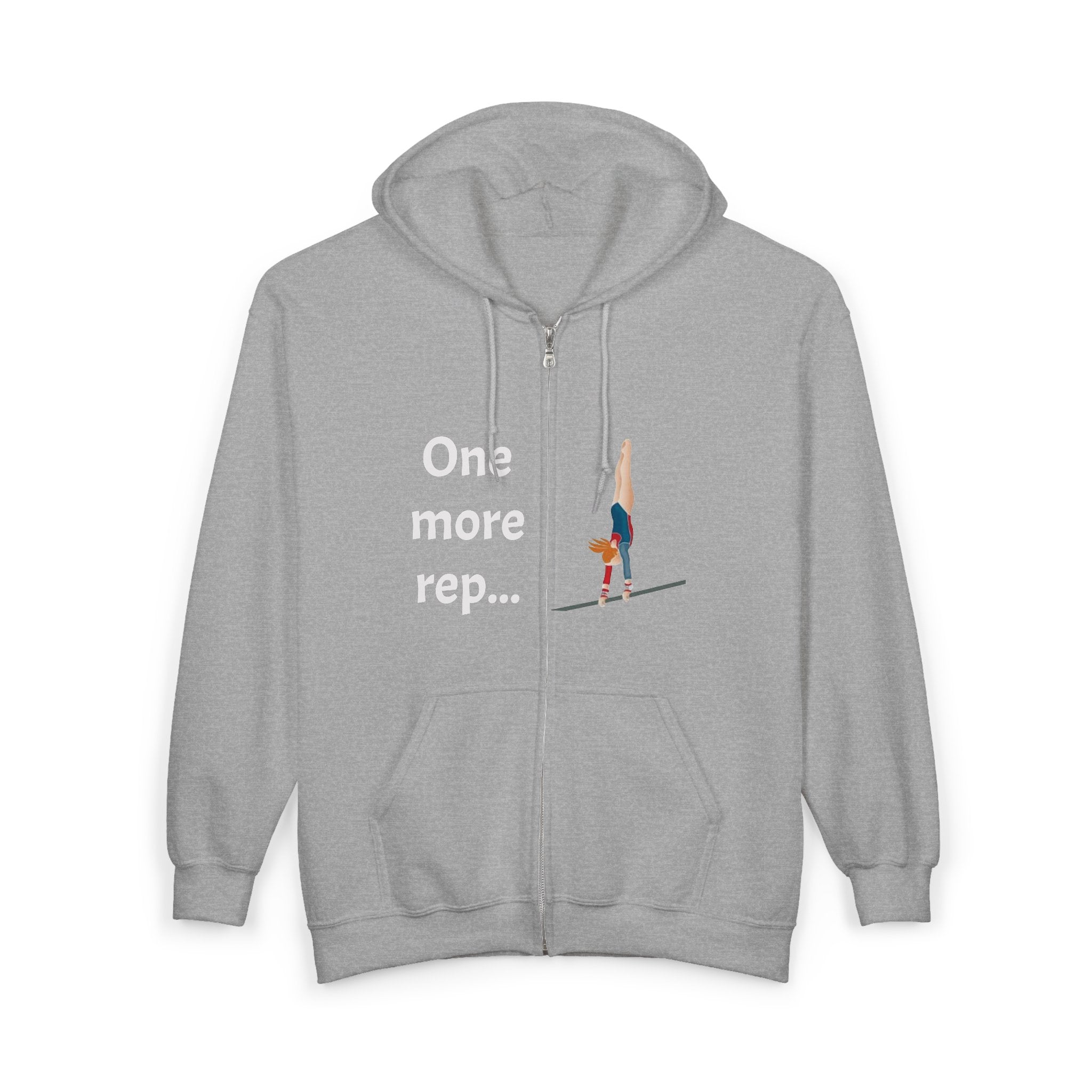 Gym Motivational Zip-Up Hoodie (Adults)