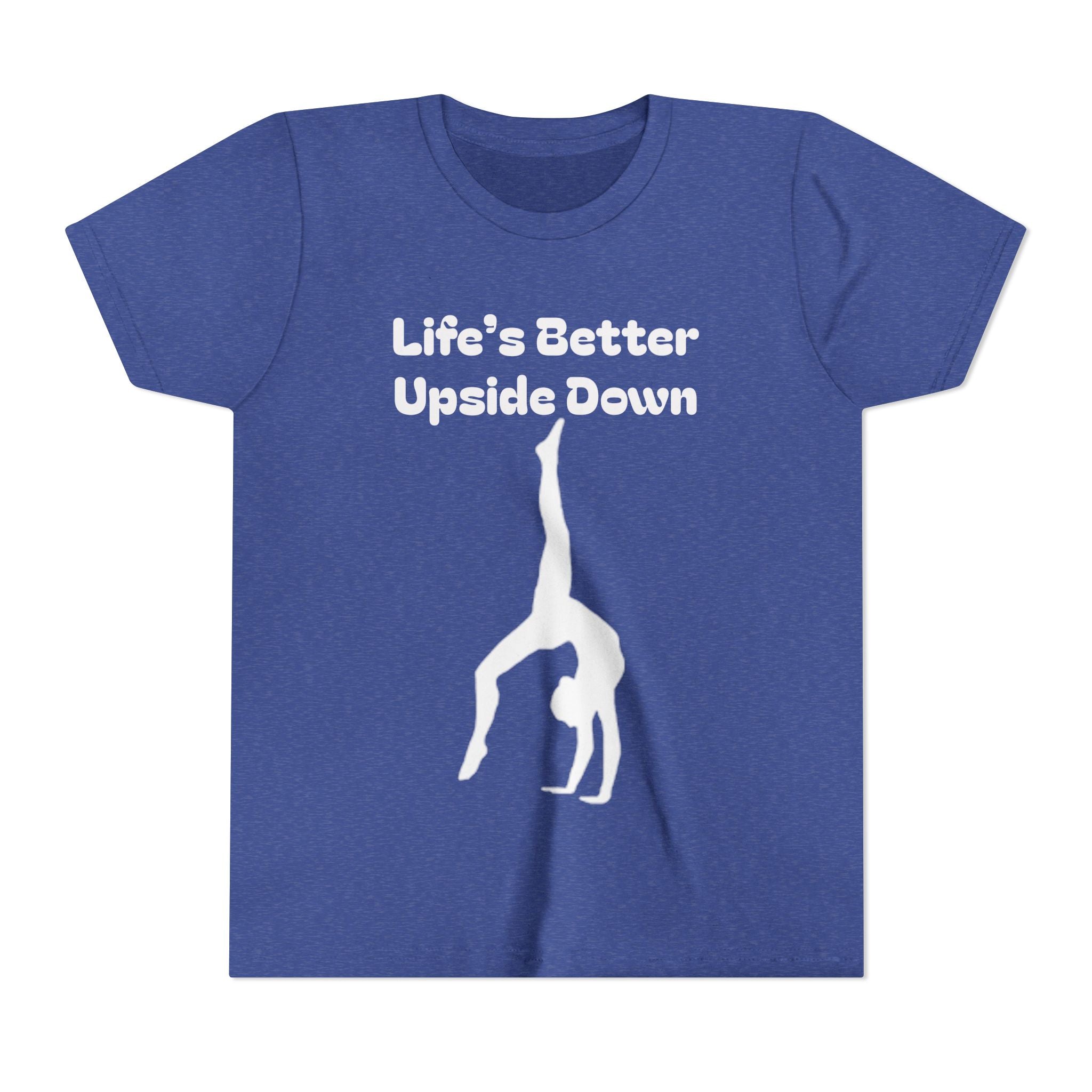 Youth Short Sleeve Tee - Life’s Better Upside Down (Kids)