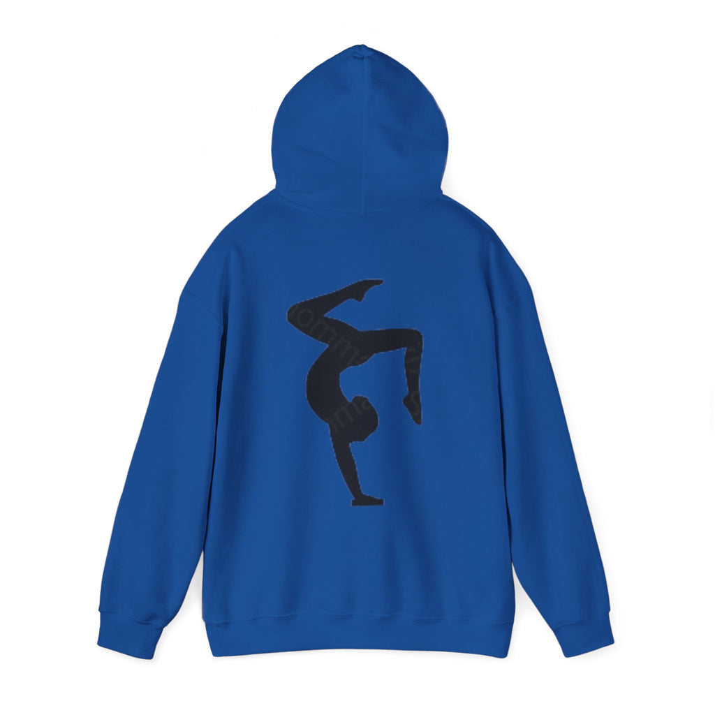 Unisex Heavy Blend™ Hooded Sweatshirt - WARNING GYMNAST MAY FLIP (Adult)