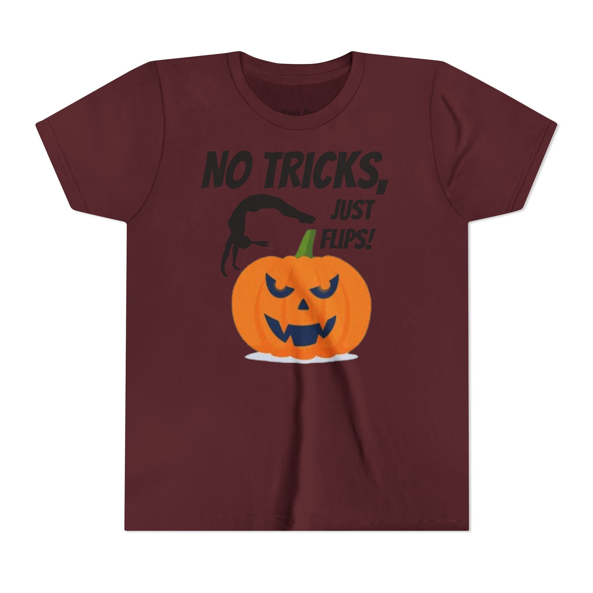 Halloween Kids Tee - No Tricks, Just Flips! (Kids)