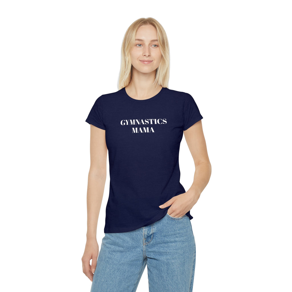 Gymnastics Mama Women's T-Shirt — Lightweight Gym Mom Tee (Adults)