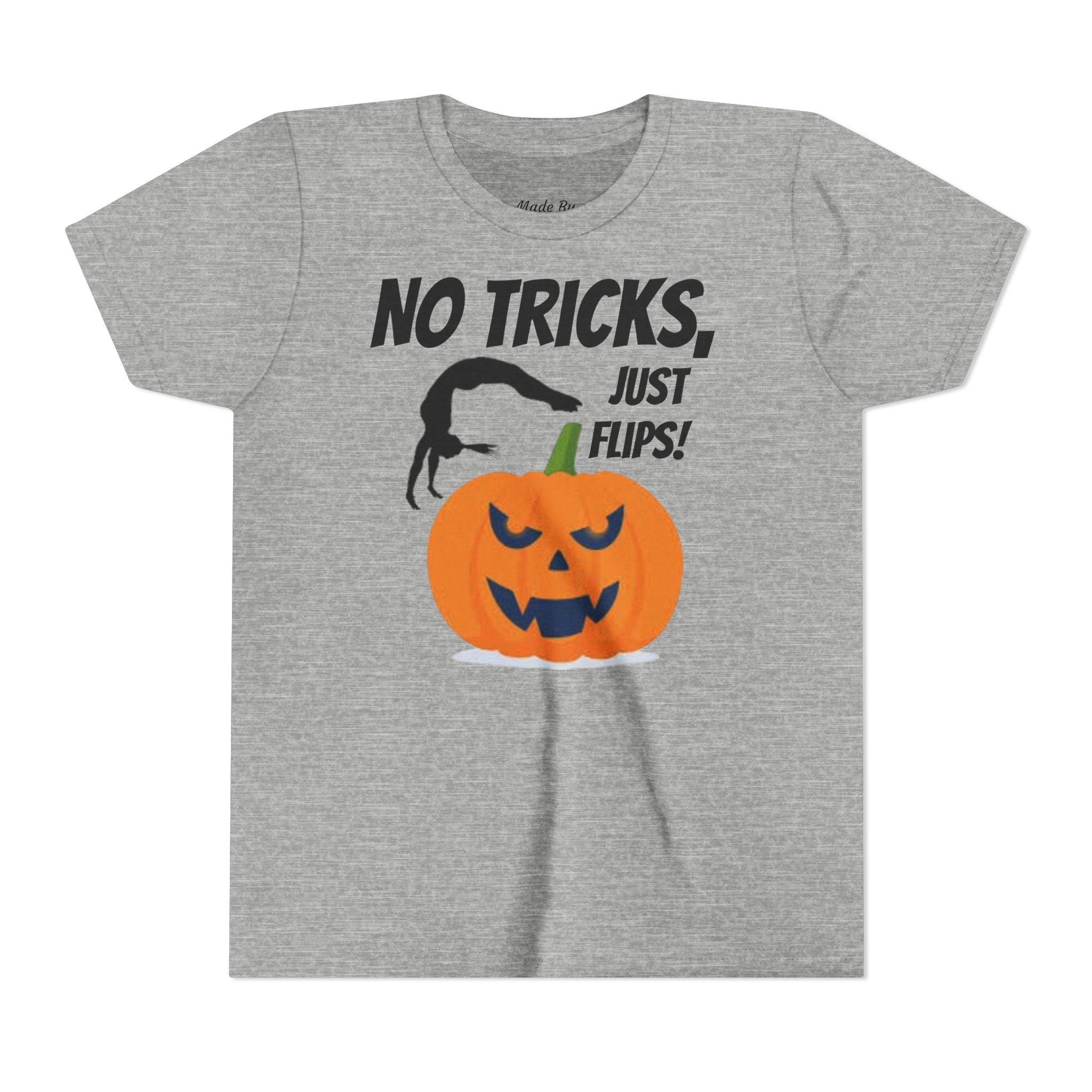 Halloween Kids Tee - No Tricks, Just Flips! (Kids)