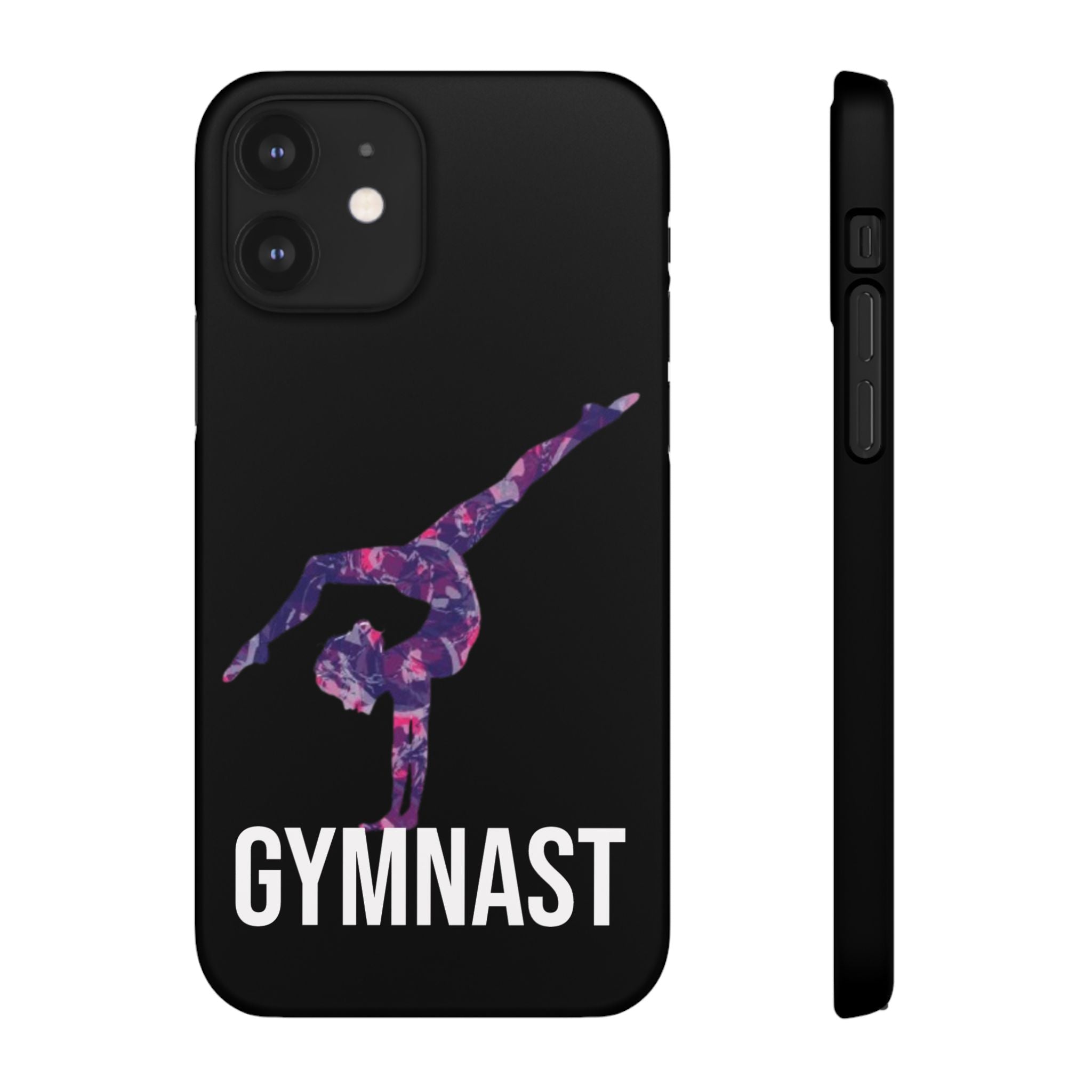 Gymnast Phone Case — Purple Galaxy Gymnastics Snap Case