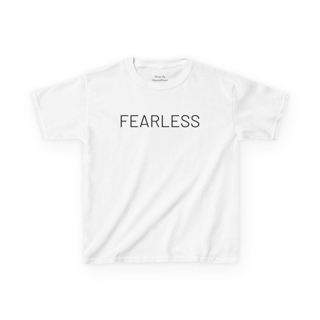 Kids Tee - FEARLESS Gymnastics Shirt with Back Silhouette