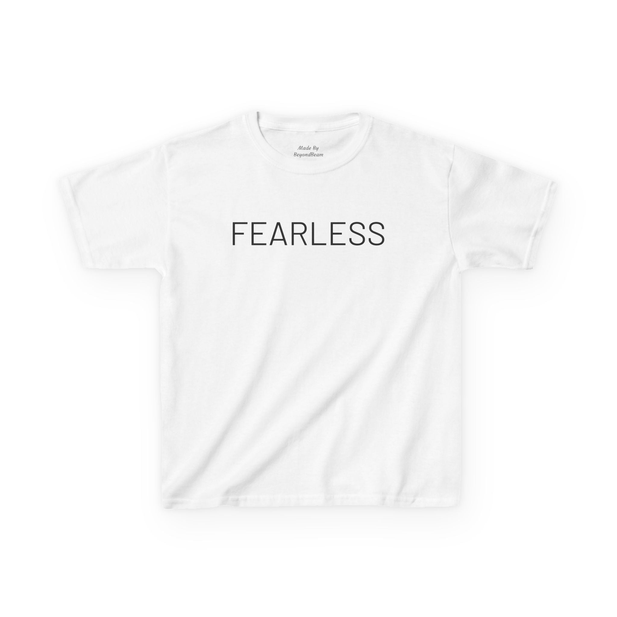 Kids Tee - FEARLESS Gymnastics Shirt with Back Silhouette