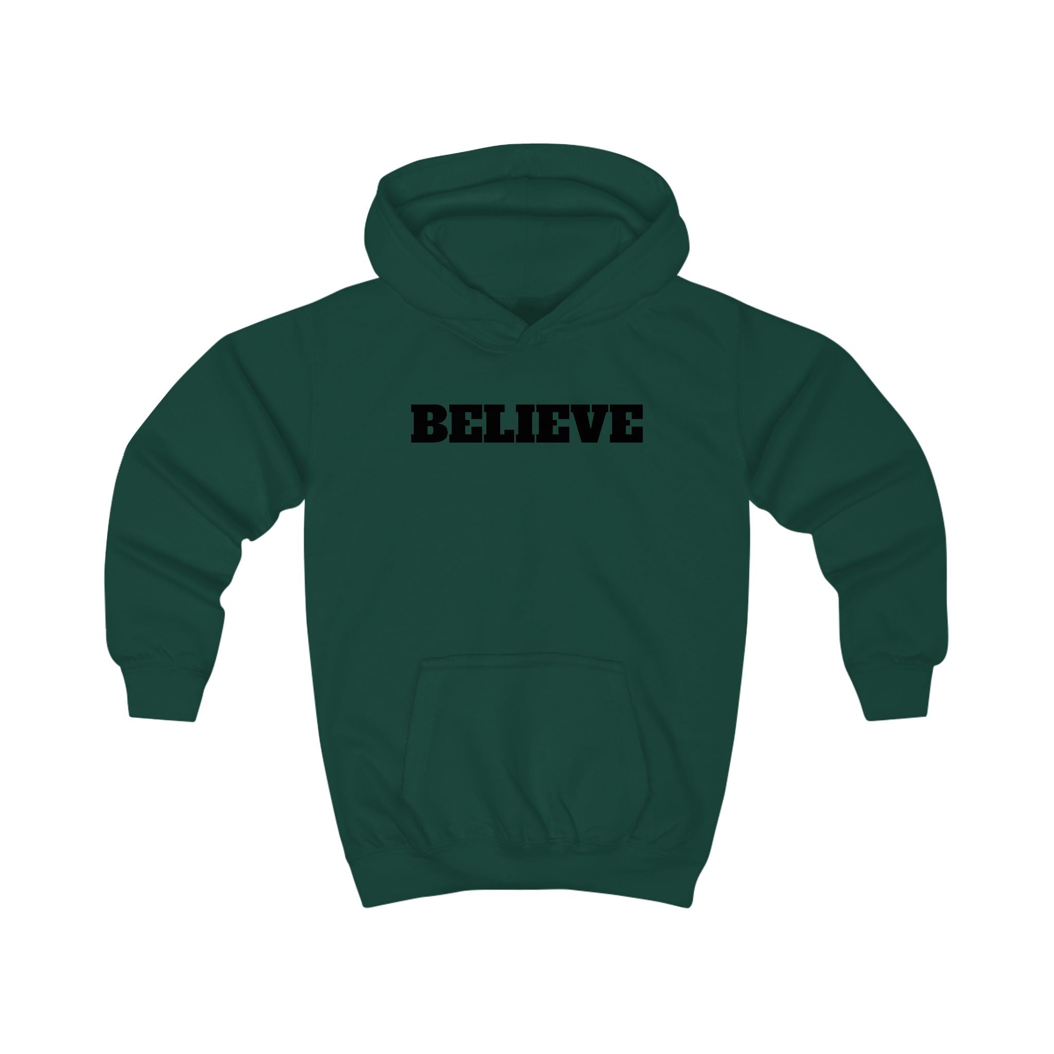 Kids Hoodie - "Believe" Rhythmic Gymnast Silhouette Hoodie