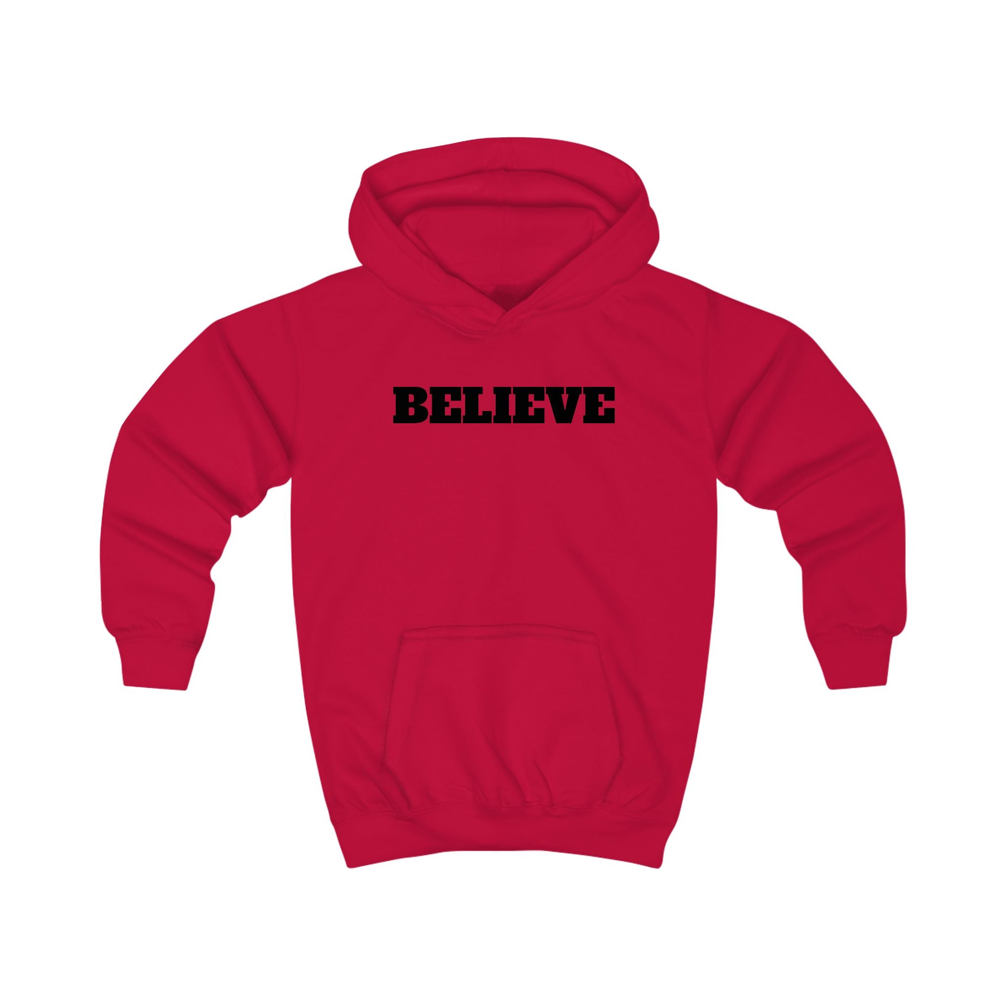 Kids Hoodie - "Believe" Rhythmic Gymnast Silhouette Hoodie
