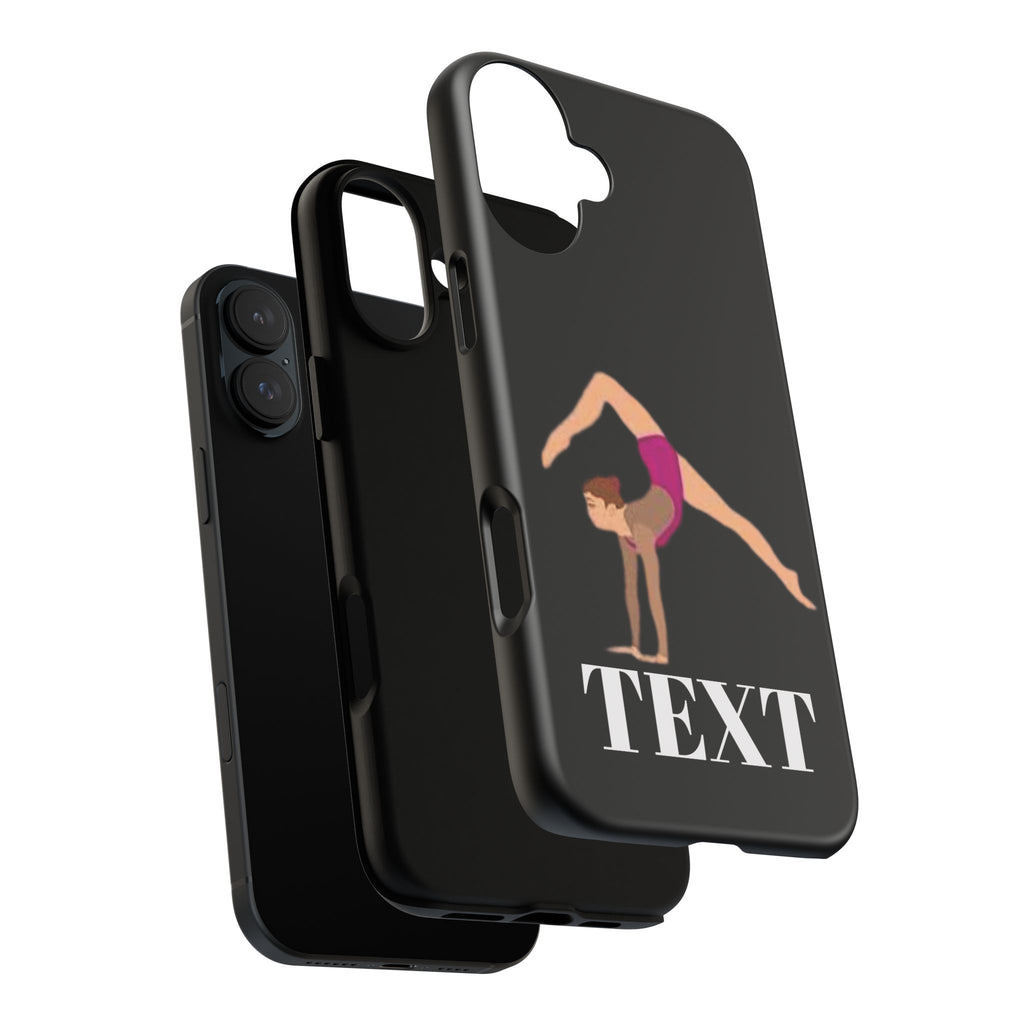 Gymnast Phone Case — Personalized TEXT Design
