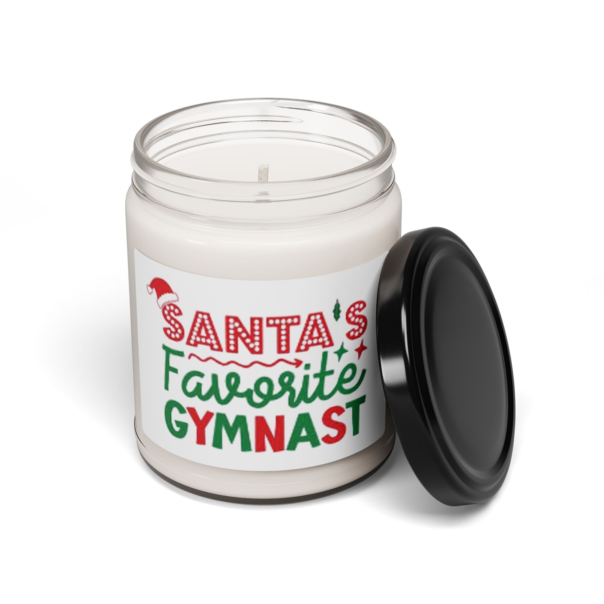 Santa’s Favorite Gymnast Scented Soy Candle — 9oz Christmas Gift