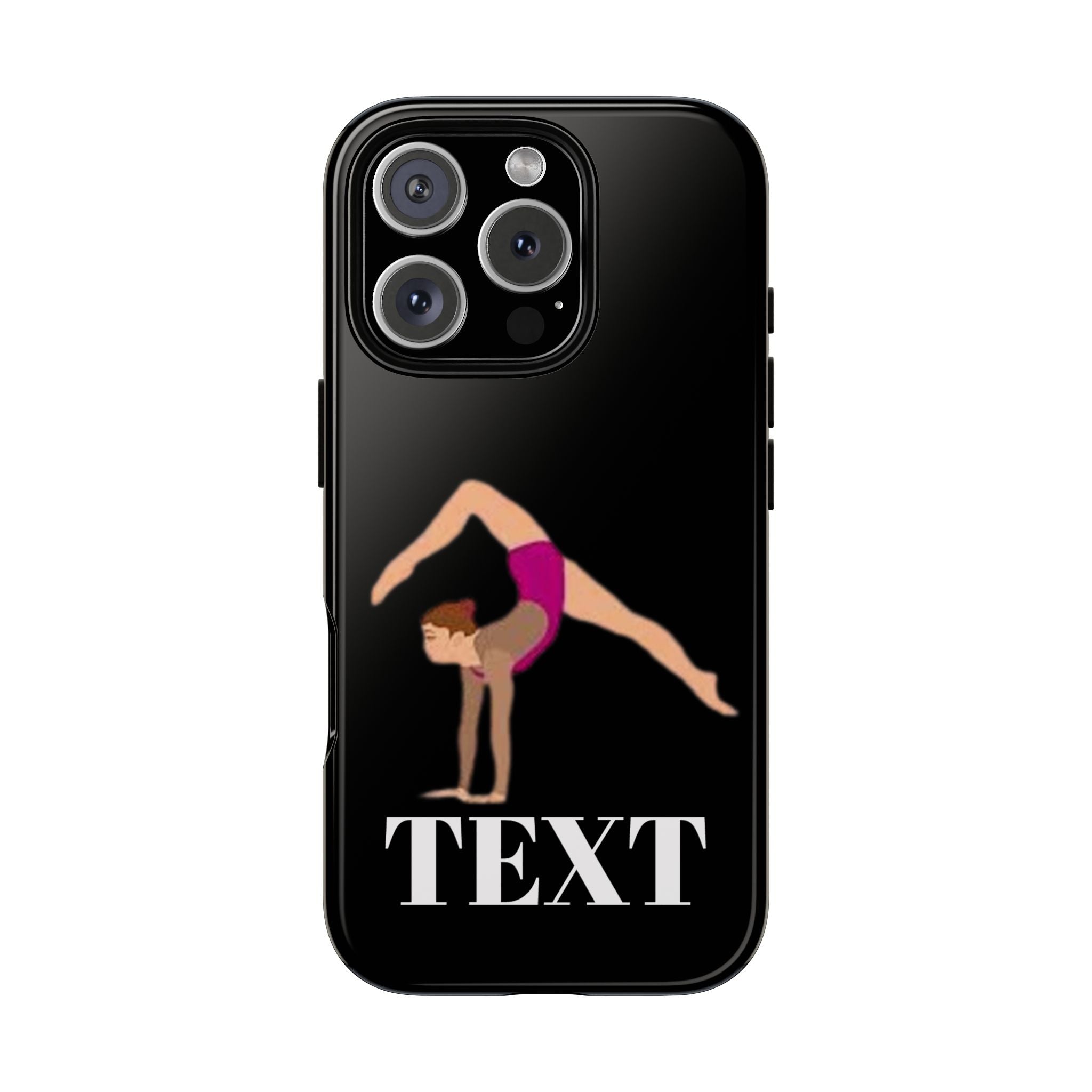 Gymnast Phone Case — Personalized TEXT Design