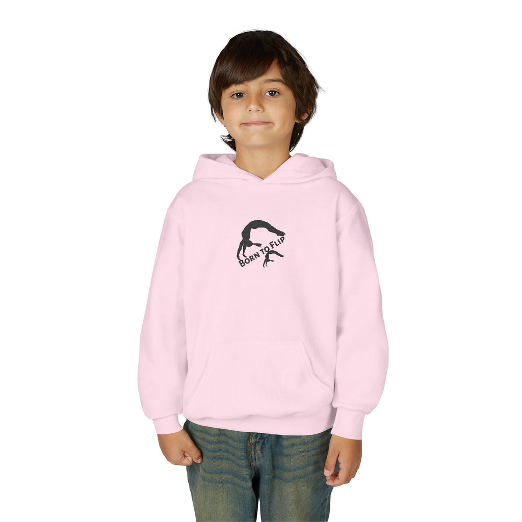 Kids Born to Flip Hoodie – Stylish Youth Gym Sweatshirt (Kids)