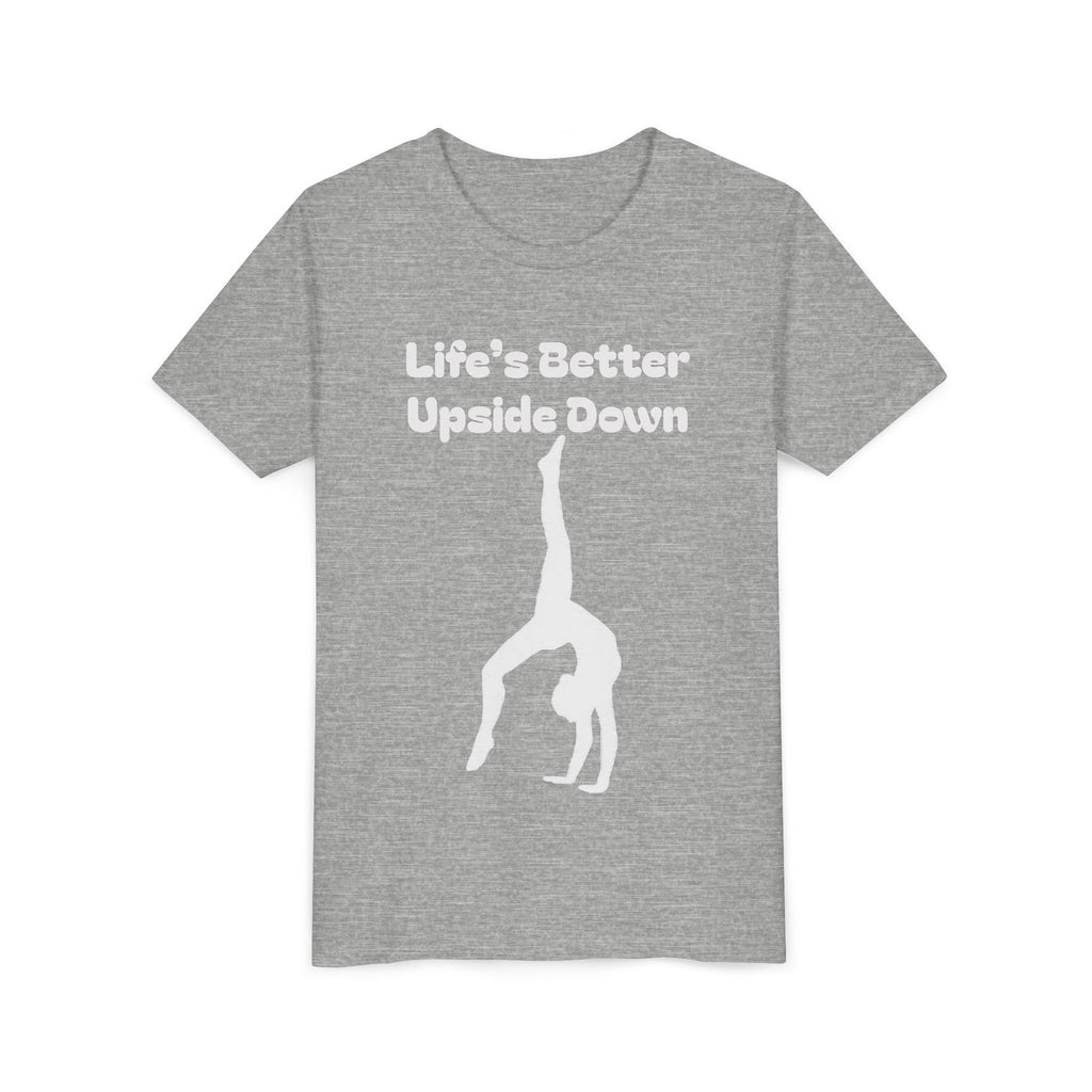 Youth Short Sleeve Tee - Life’s Better Upside Down (Kids)
