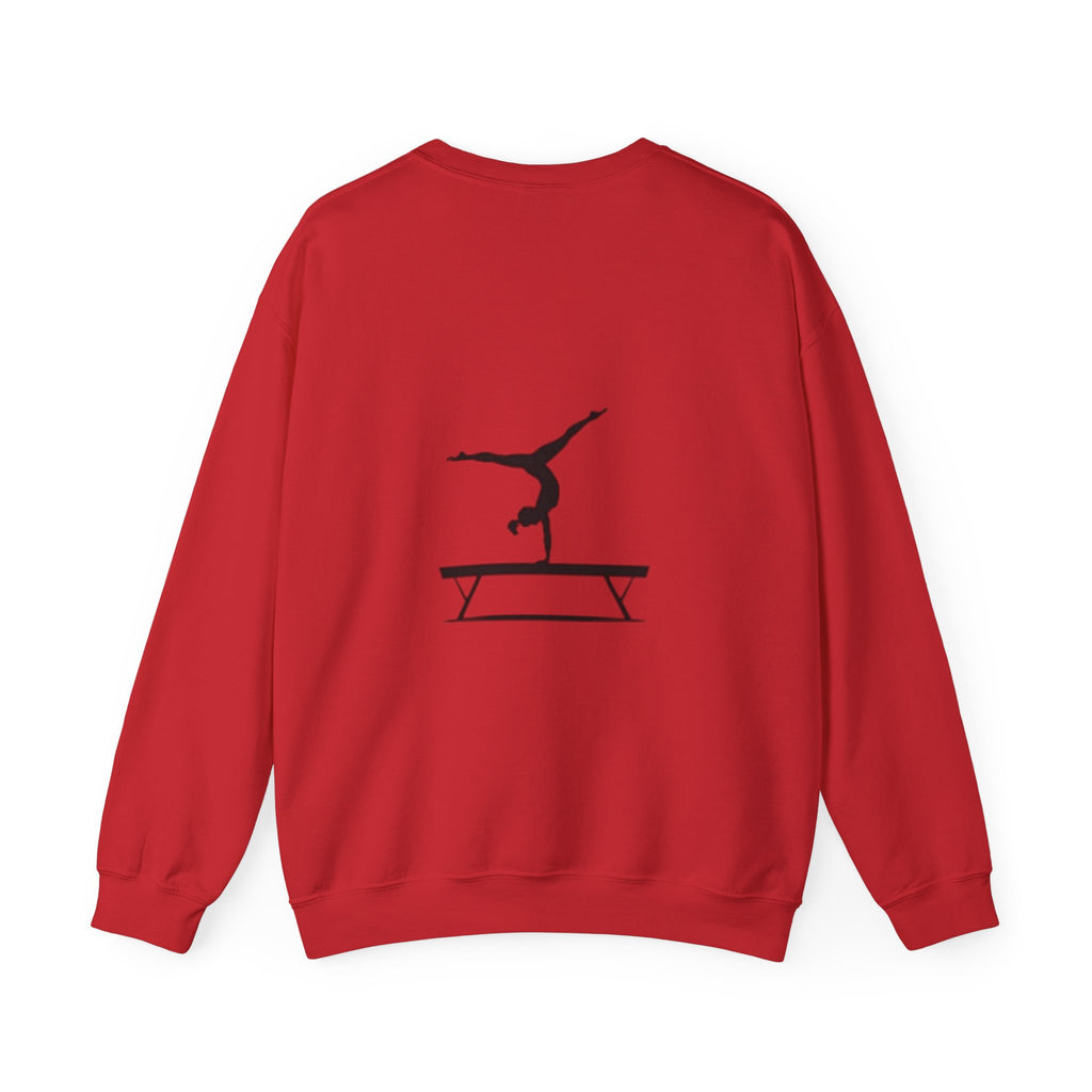 FOCUS Gymnastics Crewneck Sweatshirt — Balance Beam Silhouette (Adults)