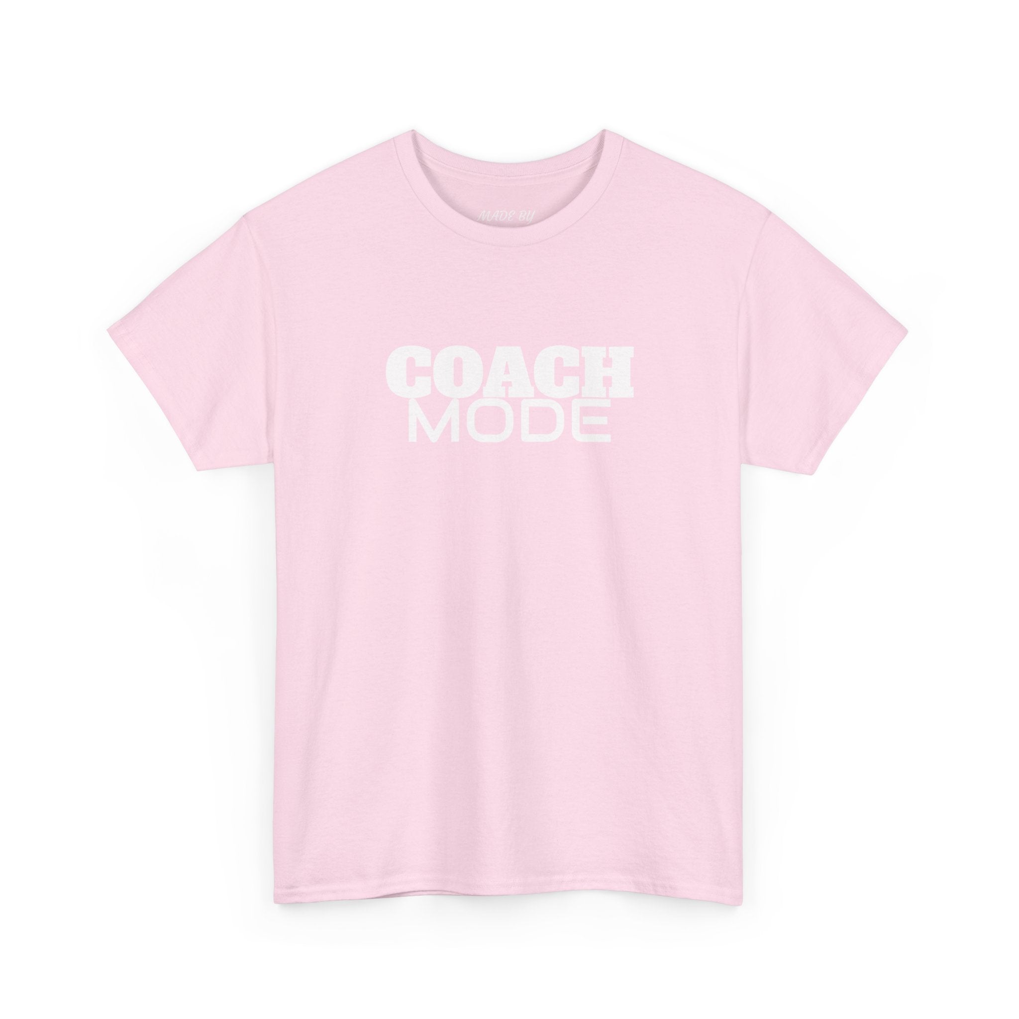 Adults 'Coach Mode' Tee — Classic Cotton T-Shirt