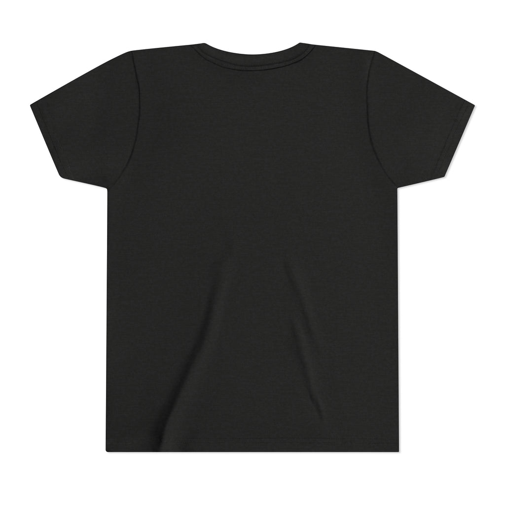Kids Halloween Gymnastics Tee – ‘Too Bad Skeletons Can’t Wear Leotards!’ (Kids)