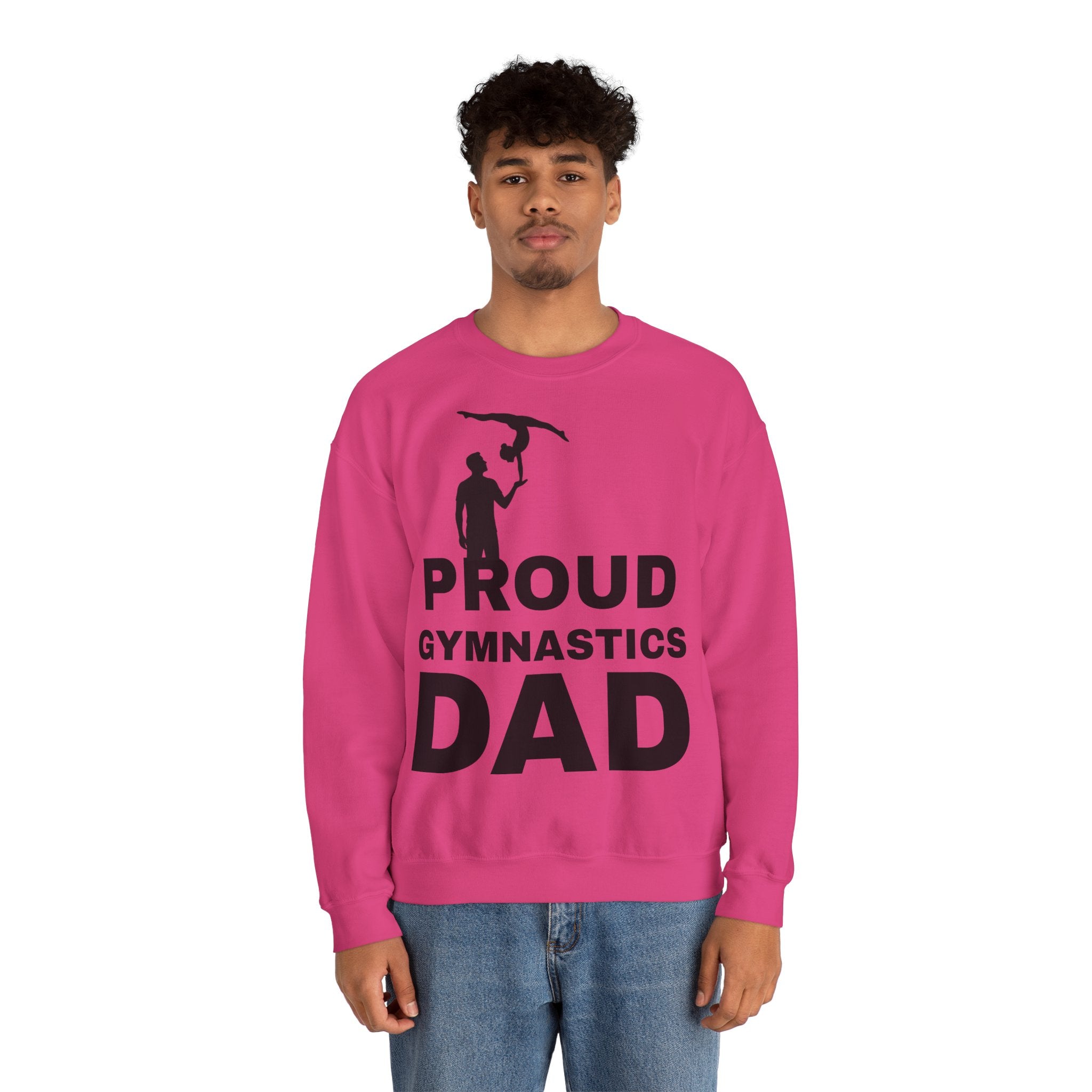 Proud Gymnastics Dad Sweatshirt (Adults)