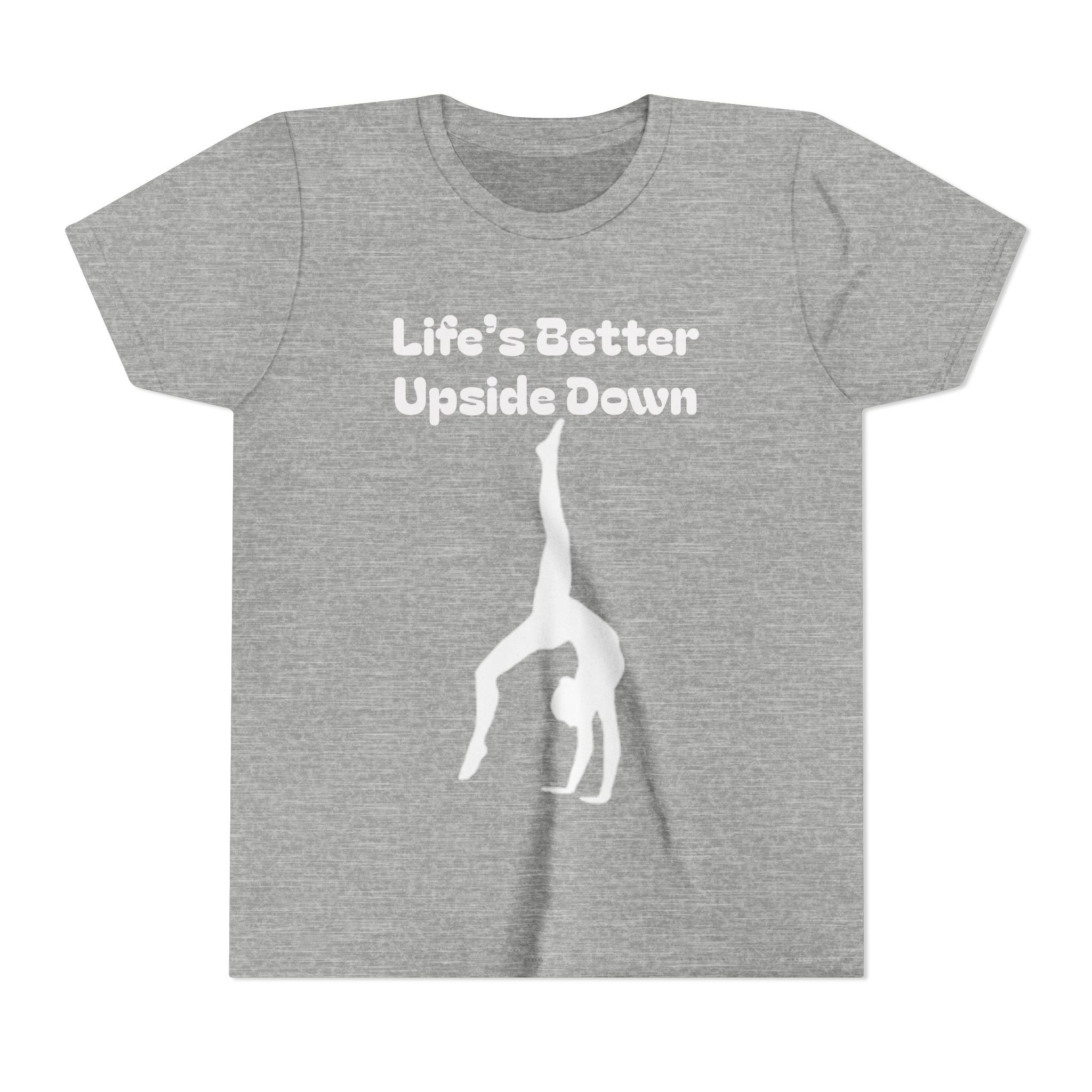 Youth Short Sleeve Tee - Life’s Better Upside Down (Kids)