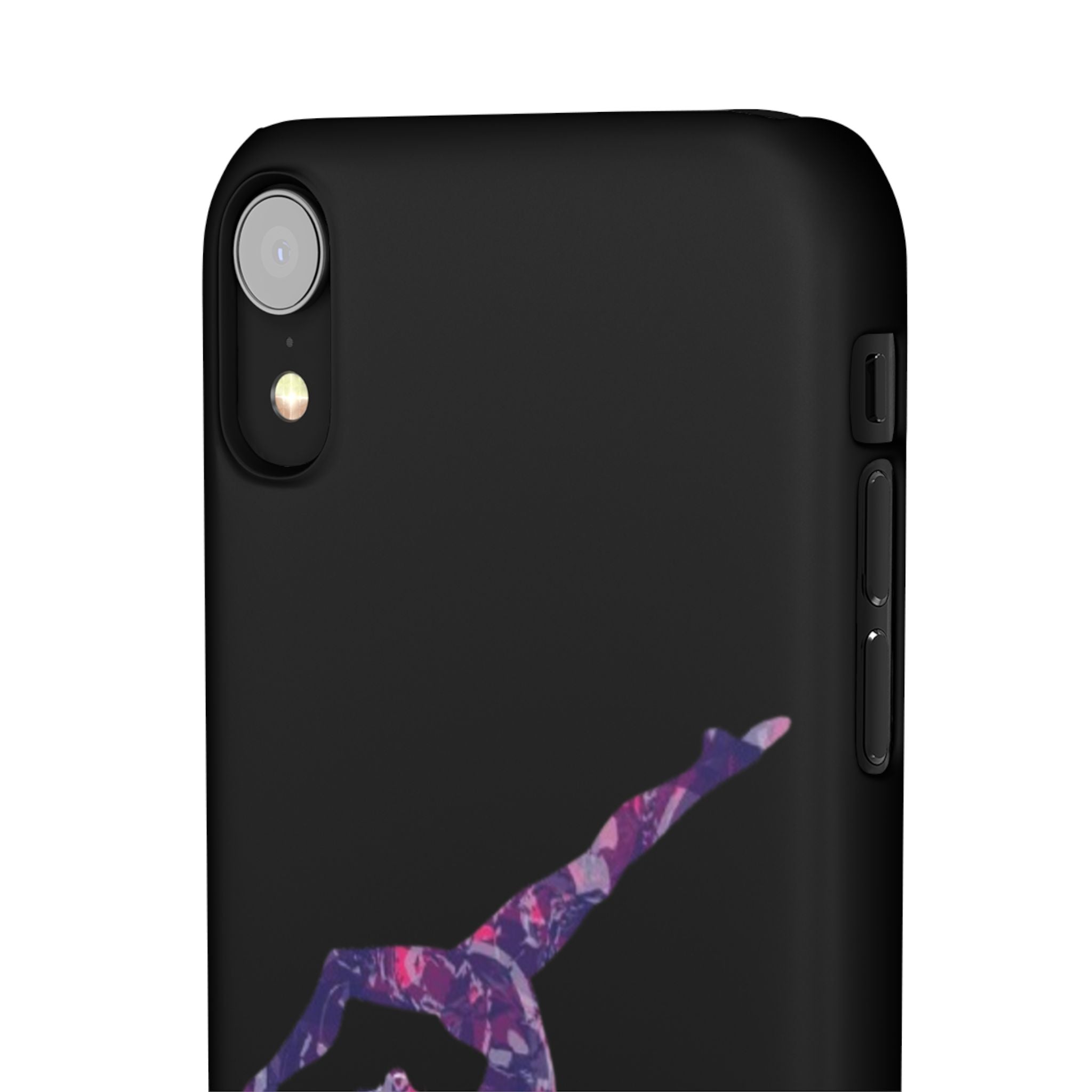 Gymnast Phone Case — Purple Galaxy Gymnastics Snap Case