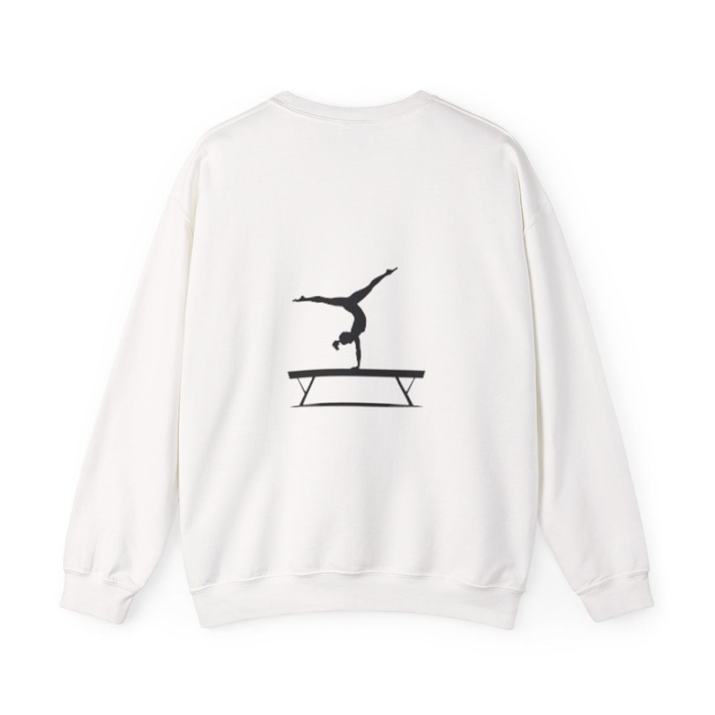 FOCUS Gymnastics Crewneck Sweatshirt — Balance Beam Silhouette (Adults)