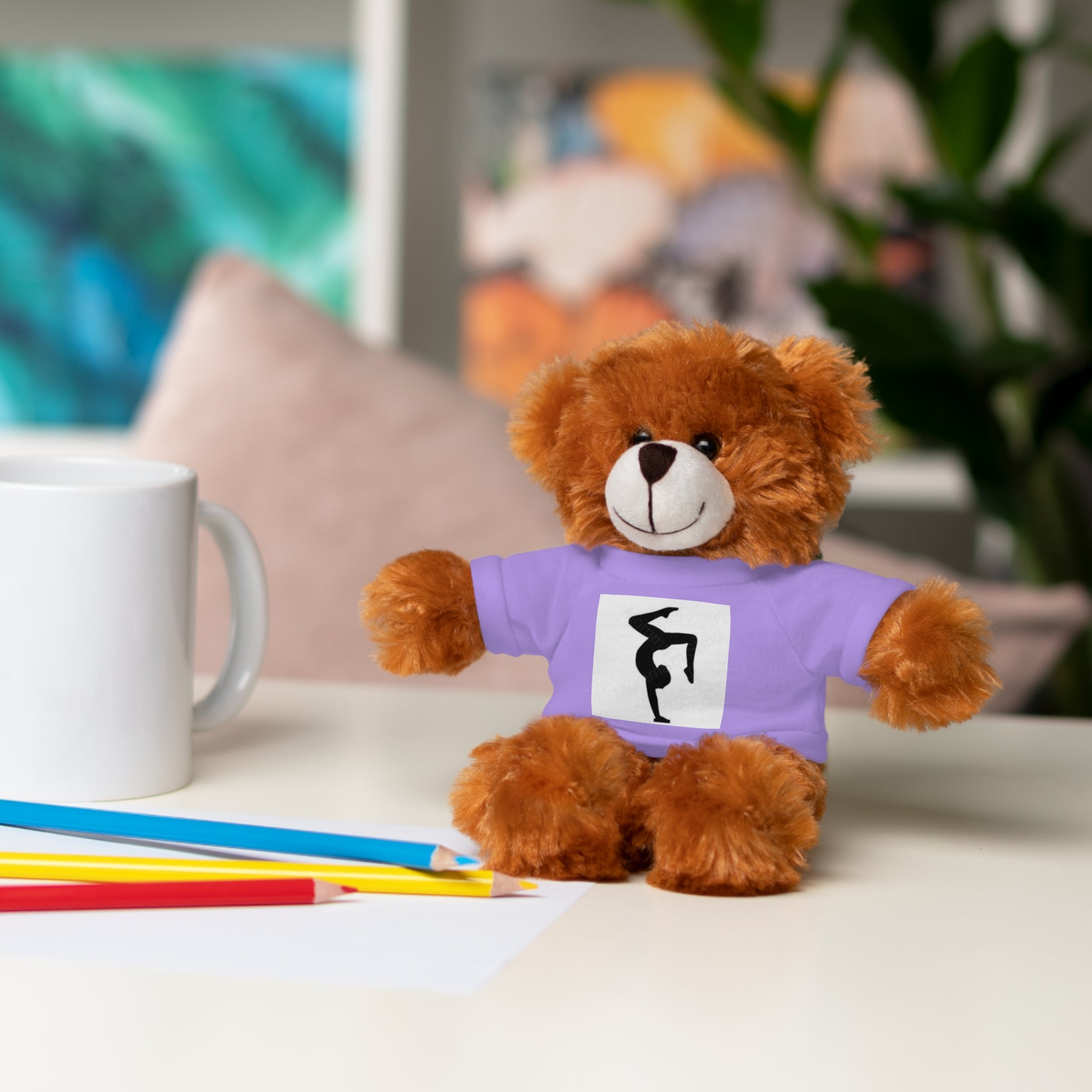 Gymnastics Stuffed Animal with Gymnastics T-Shirt