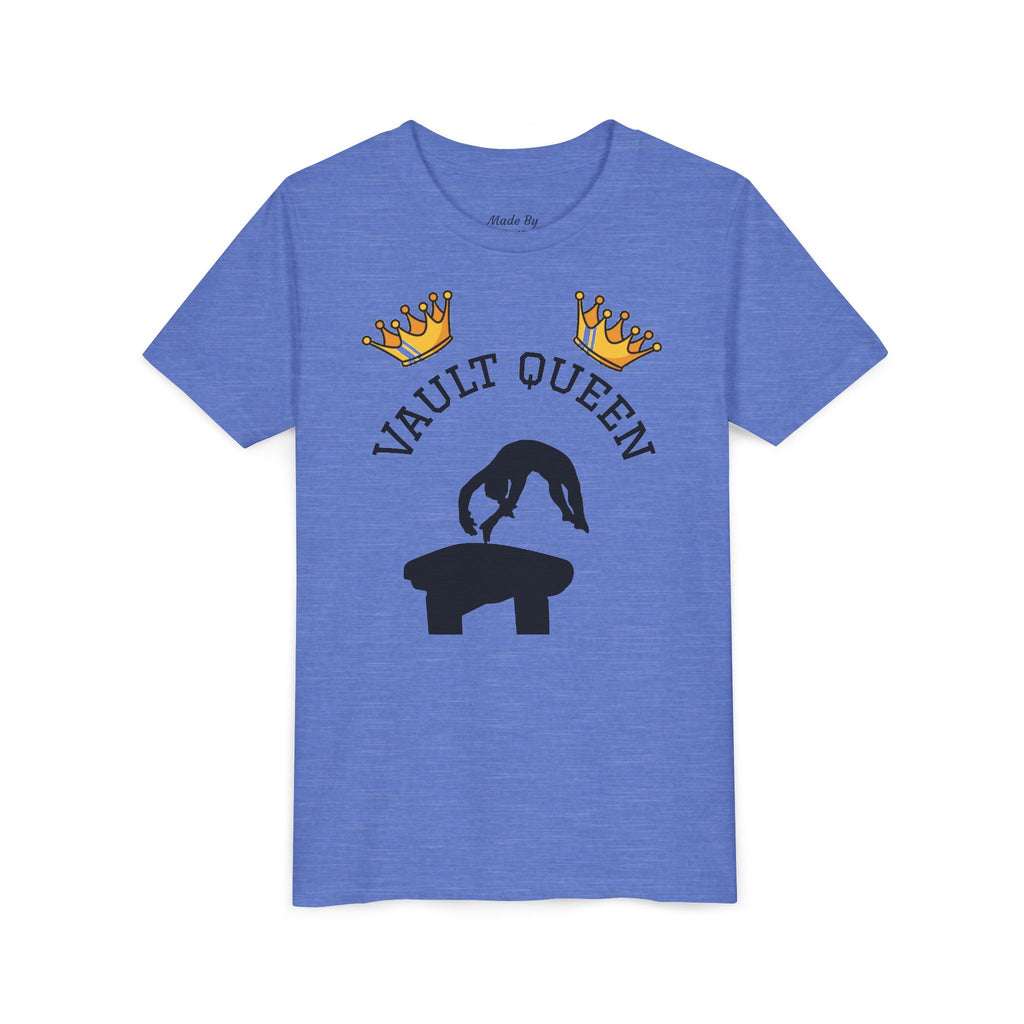 Vault Queen Youth Tee – Girls’ Gymnastics Shirt (Kids)