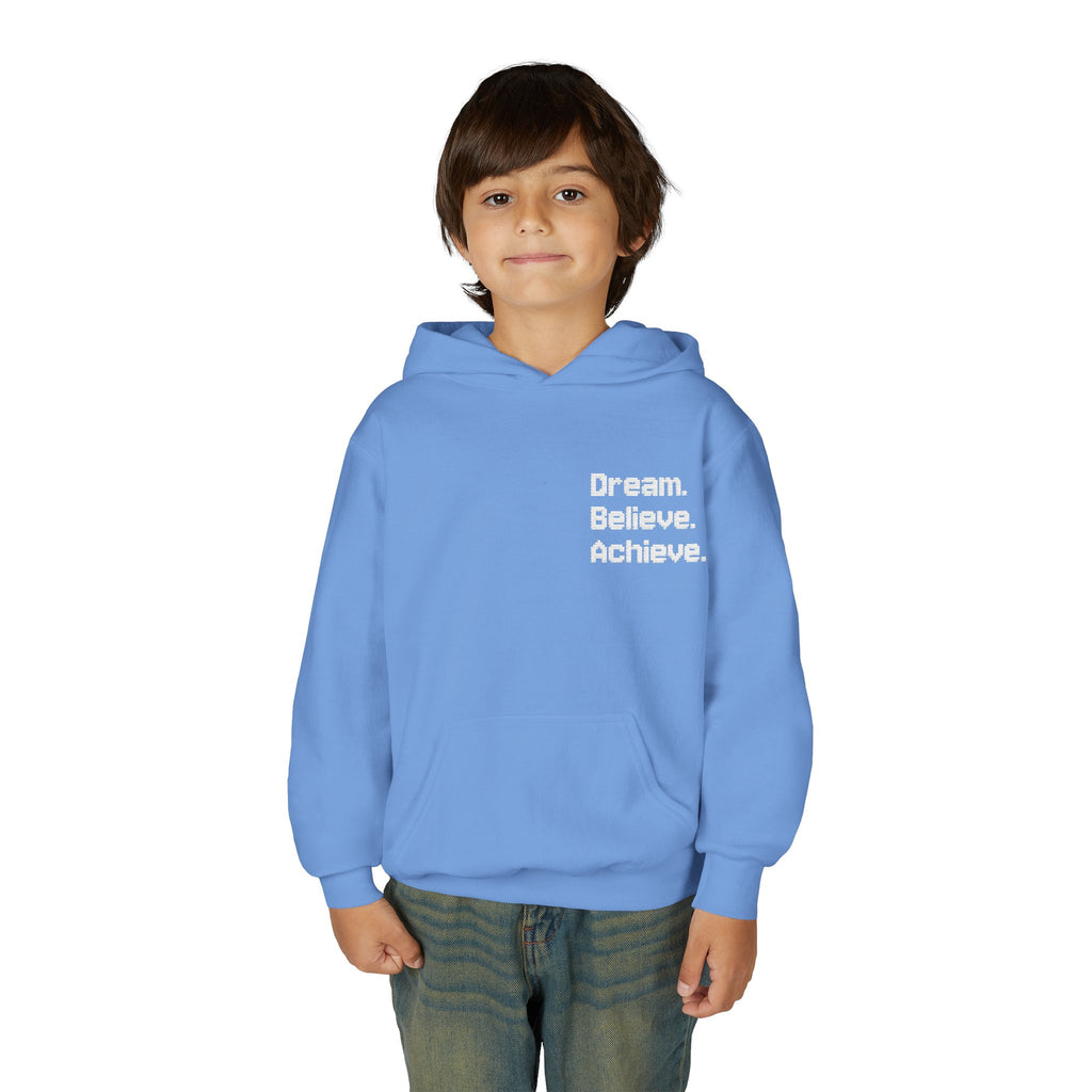 Inspirational Youth Hoodie - Dream Believe Achieve (Kids)
