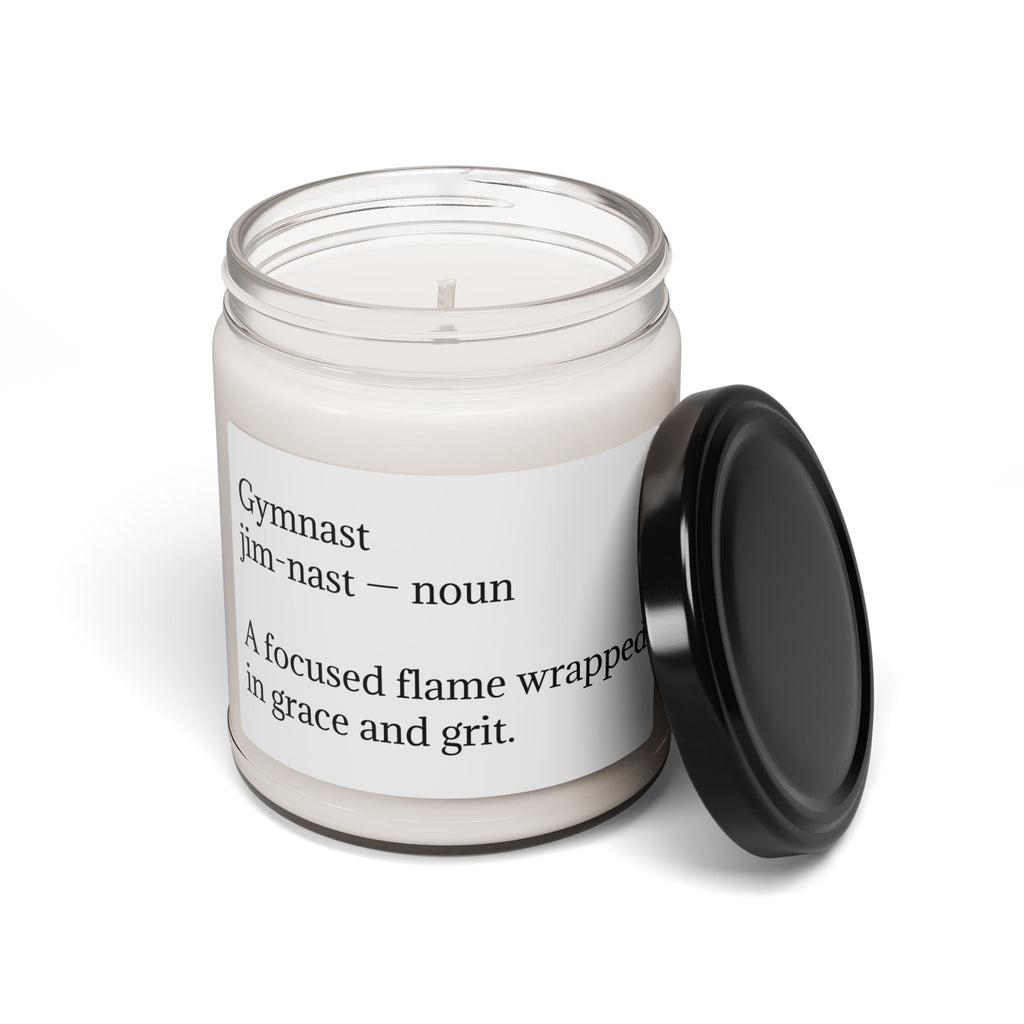 Gymnast Definition Scented Soy Candle — 9oz Inspirational Gift for Gymnasts
