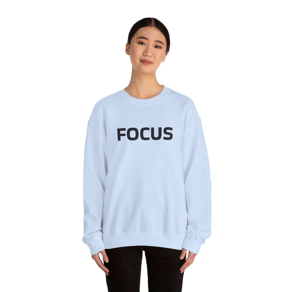 FOCUS Gymnastics Crewneck Sweatshirt — Balance Beam Silhouette (Adults)