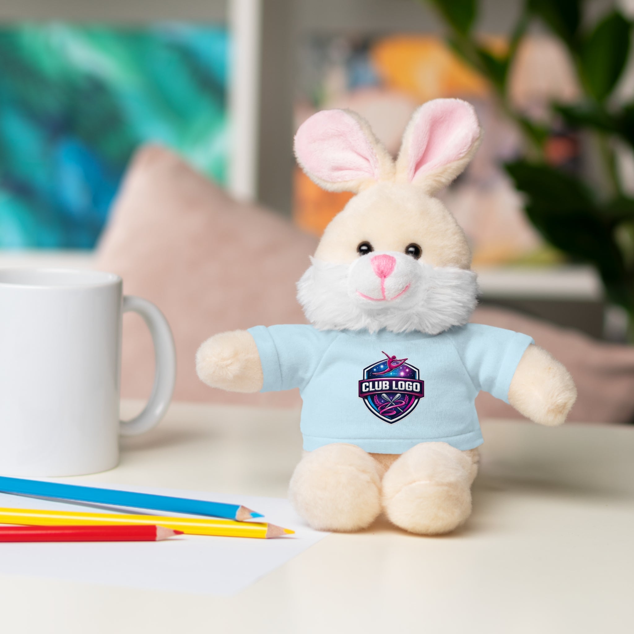 Custom Logo Teddy Bear with Personalized Tee — Plush Gift for Events