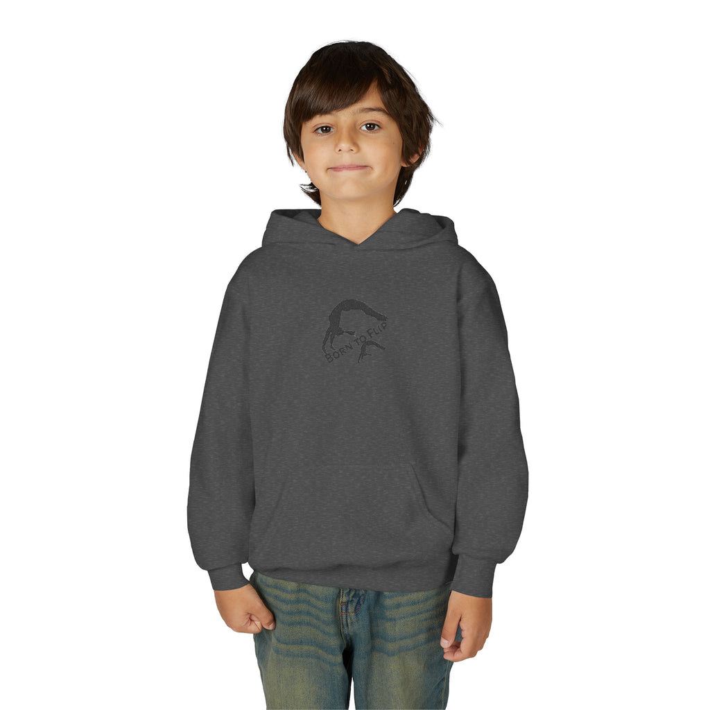 Kids Born to Flip Hoodie – Stylish Youth Gym Sweatshirt (Kids)
