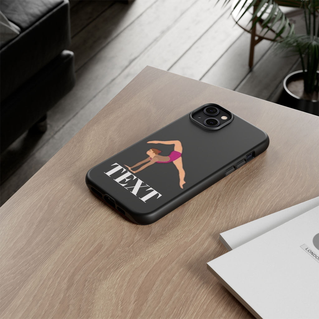 Gymnast Phone Case — Personalized TEXT Design