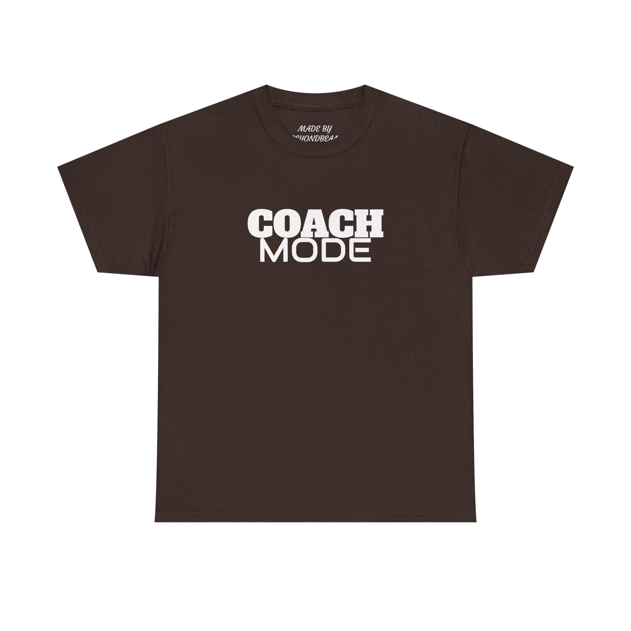 Adults 'Coach Mode' Tee — Classic Cotton T-Shirt