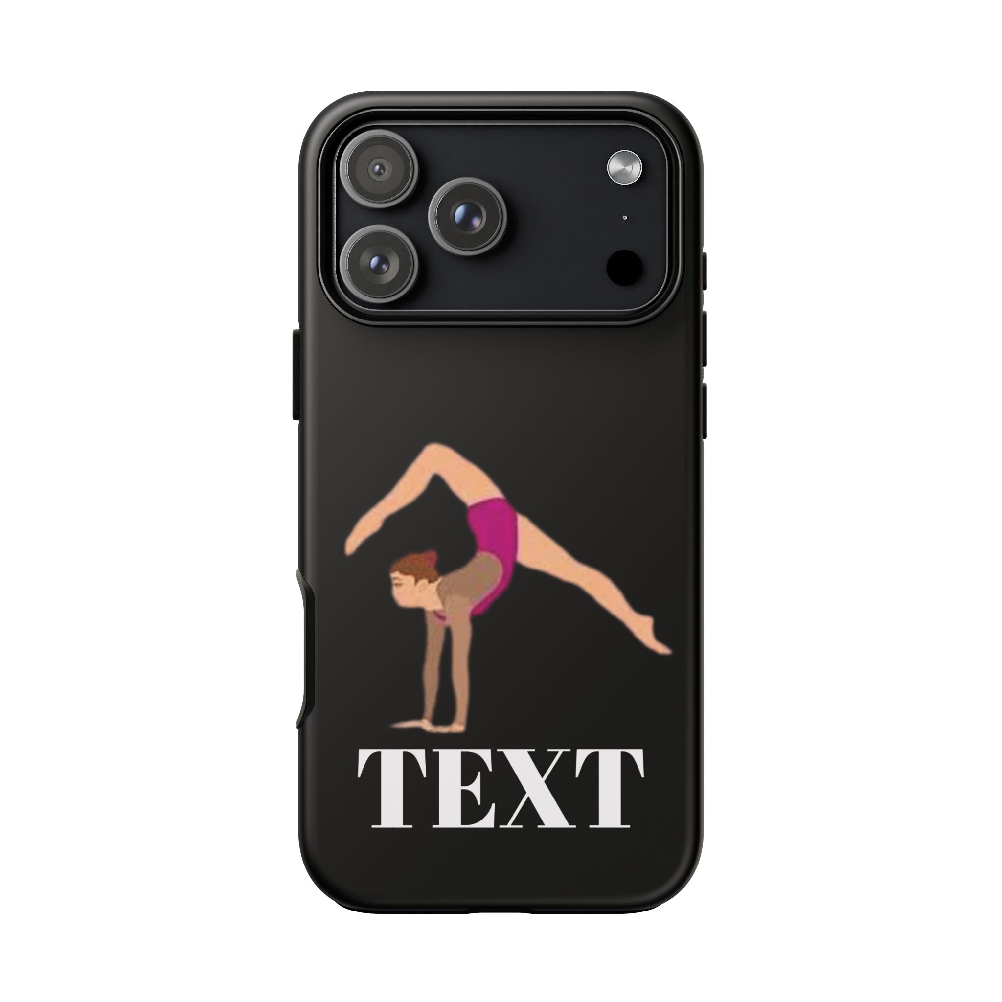 Gymnast Phone Case — Personalized TEXT Design