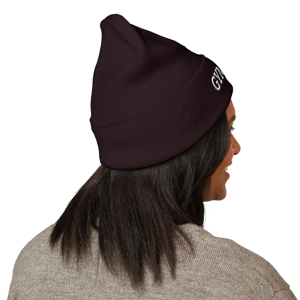 Gymnast Embroidered Cuffed Beanie