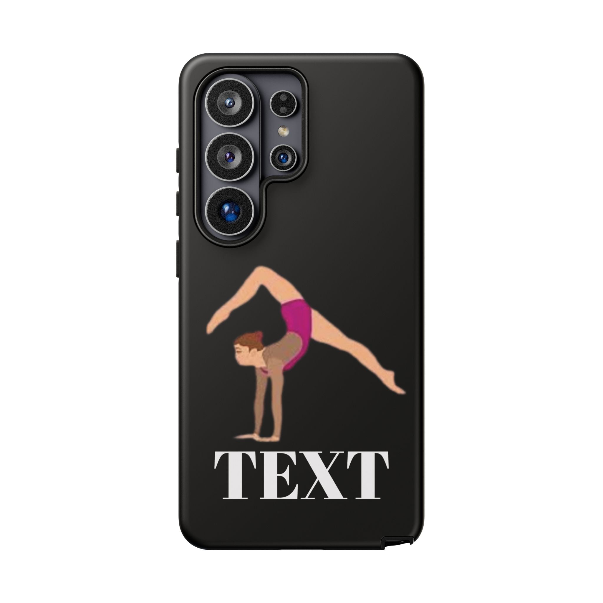 Gymnast Phone Case — Personalized TEXT Design