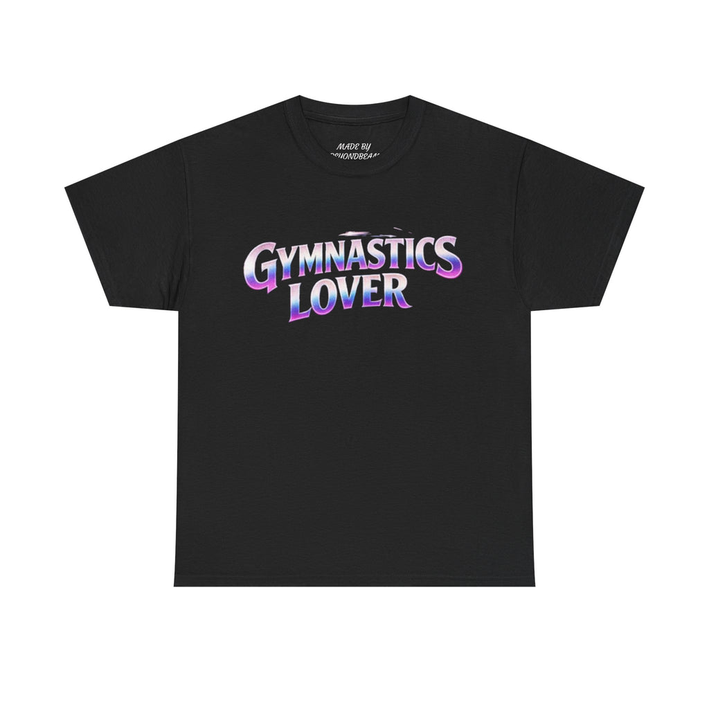 Adults Gymnastics Lover Tee — Retro Iridescent Graphic T-Shirt for Gymnastics Fans
