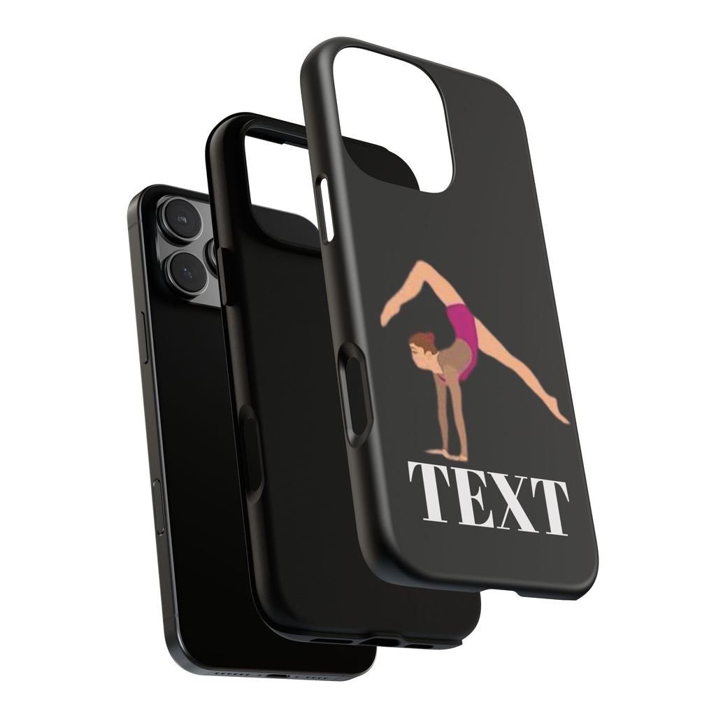 Gymnast Phone Case — Personalized TEXT Design