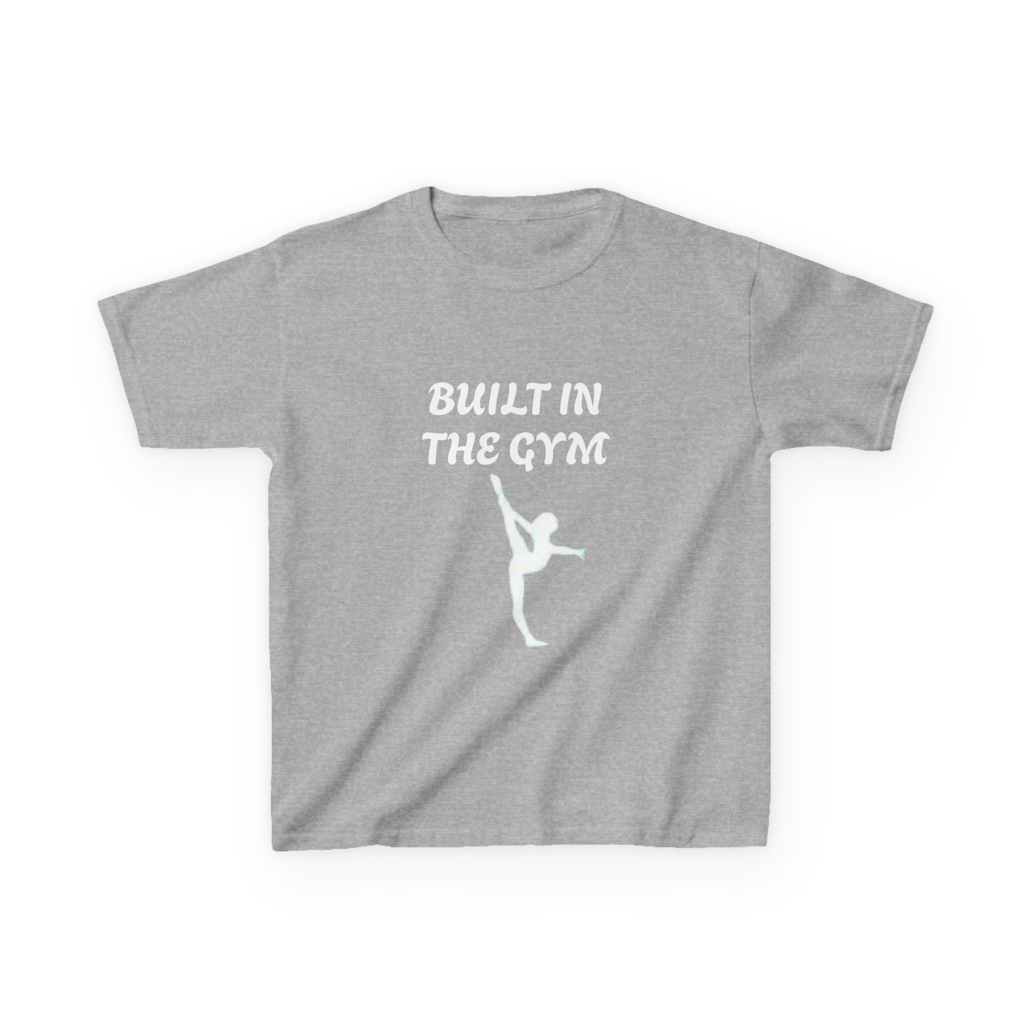 Kids Tee — "Built in the Gym" Gymnastics Shirt