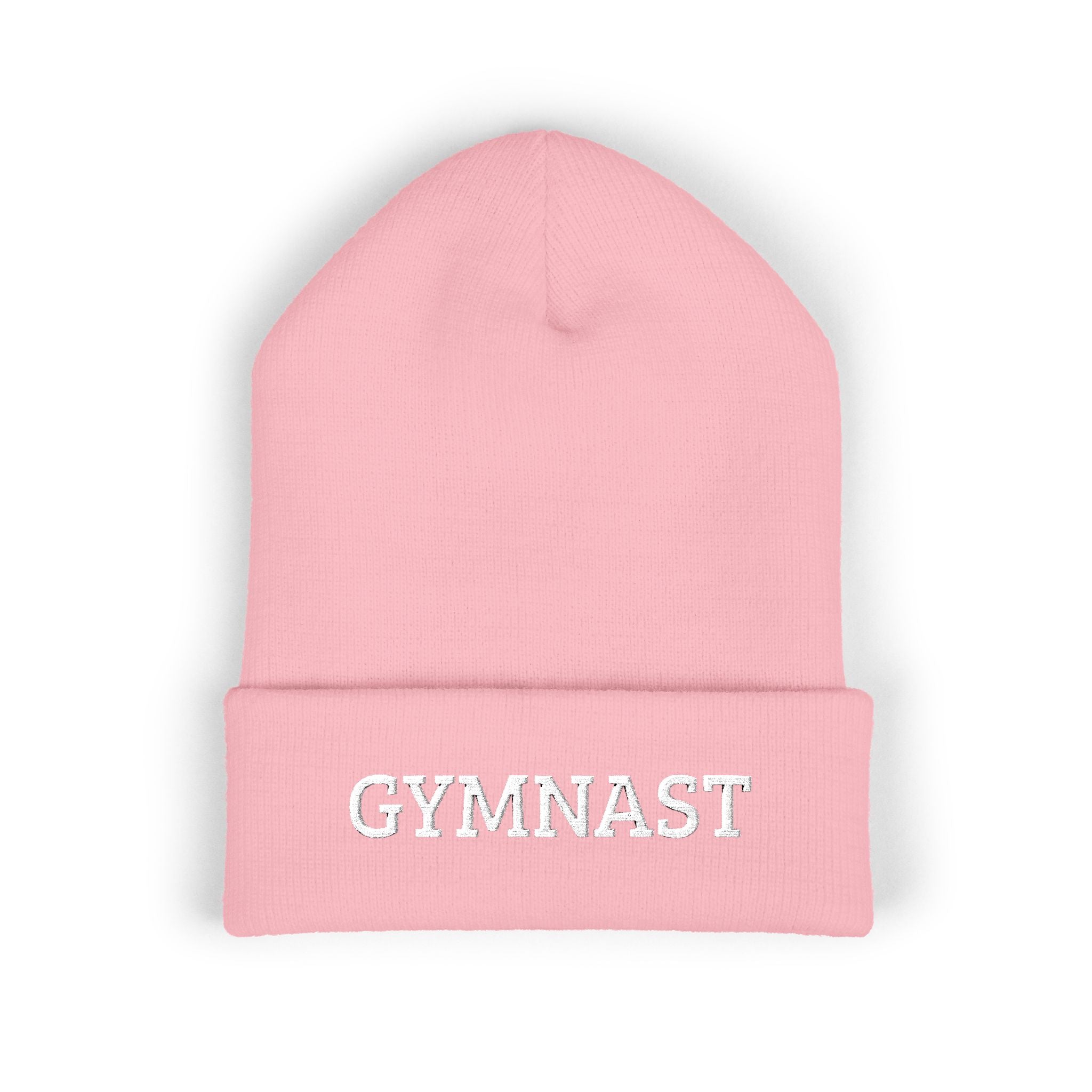 Gymnast Embroidered Cuffed Beanie