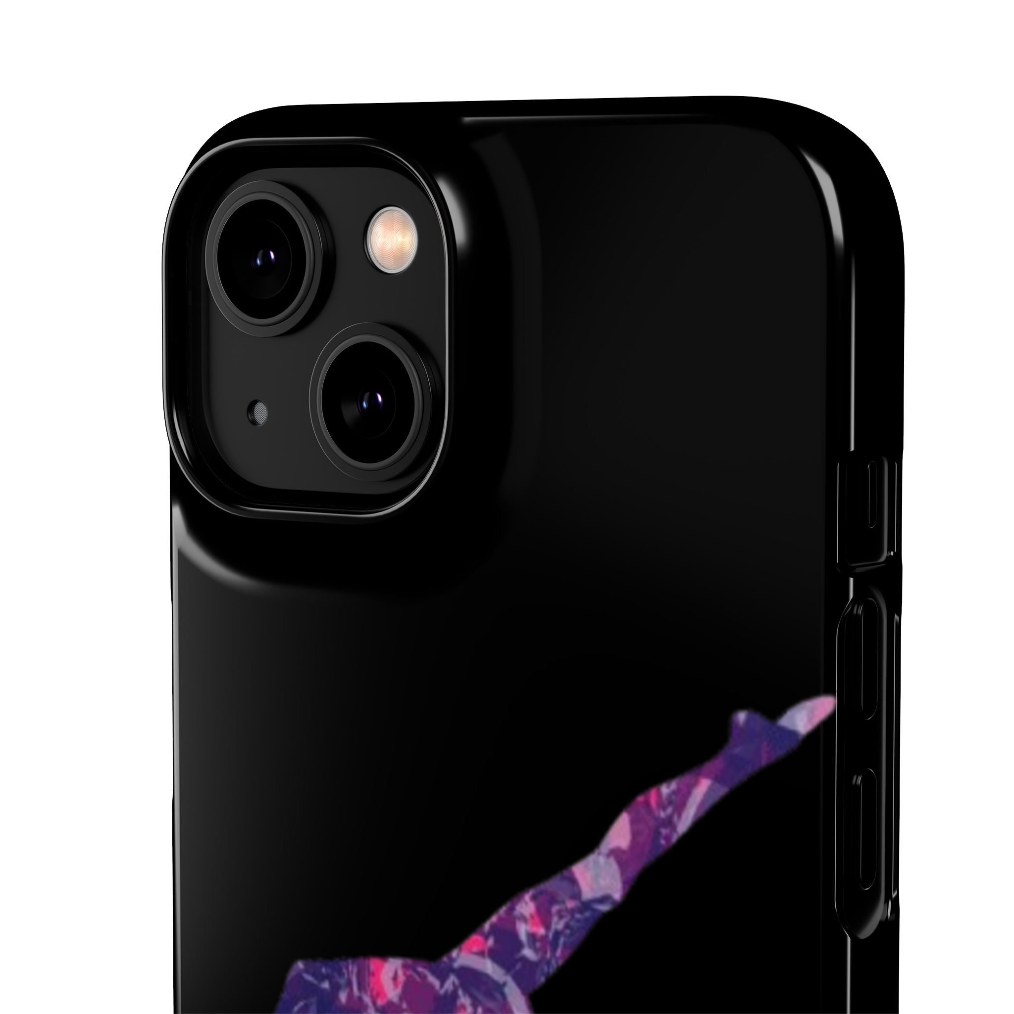 Gymnast Phone Case — Purple Galaxy Gymnastics Snap Case
