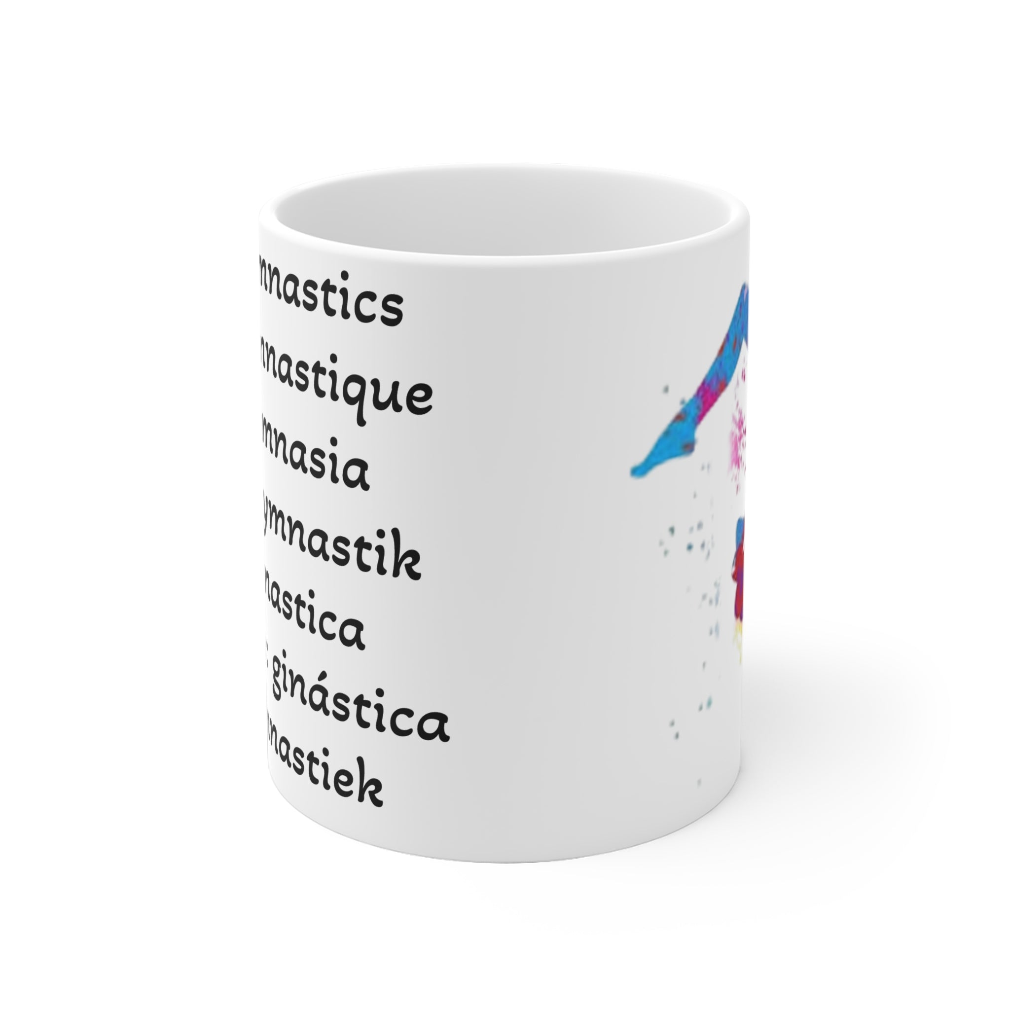 Colorful Gymnastics Mug – Worldly Design Mug