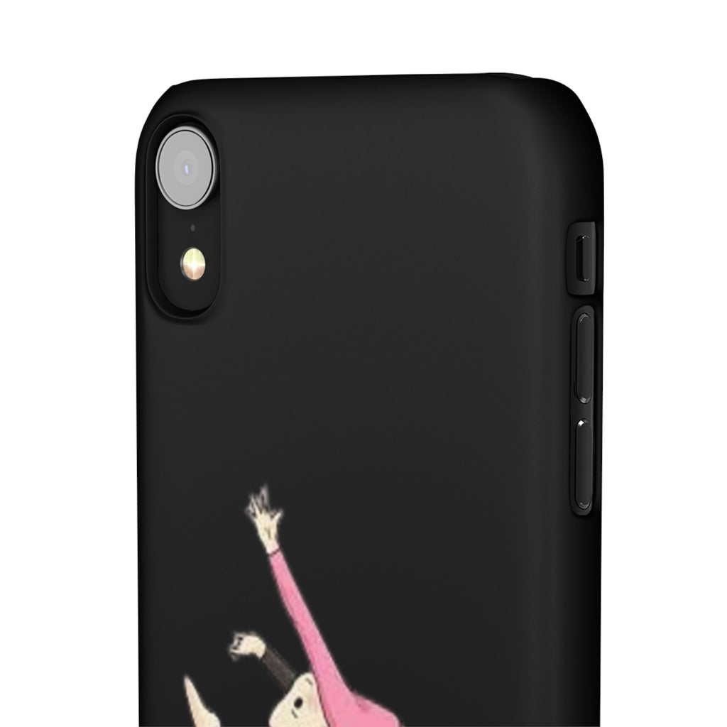Gymnastics Phone Case — Leaping Girl Snap Case (Black)