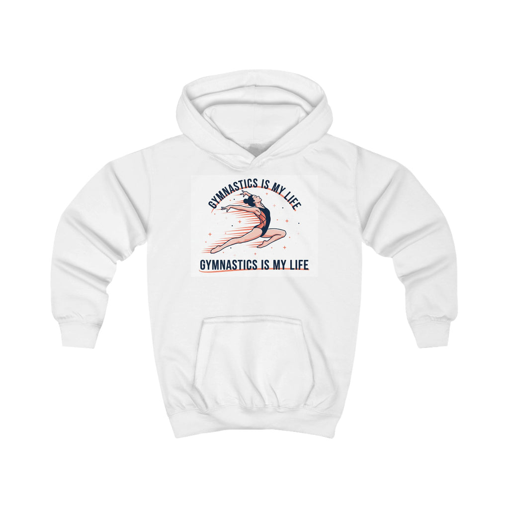 Gymnastics Is My Life Kids Hoodie — Youth Gymnast Apparel