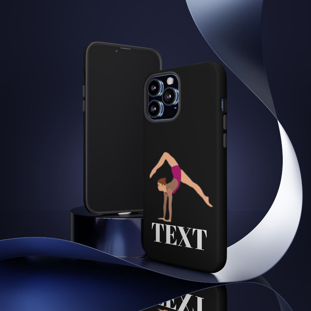 Gymnast Phone Case — Personalized TEXT Design